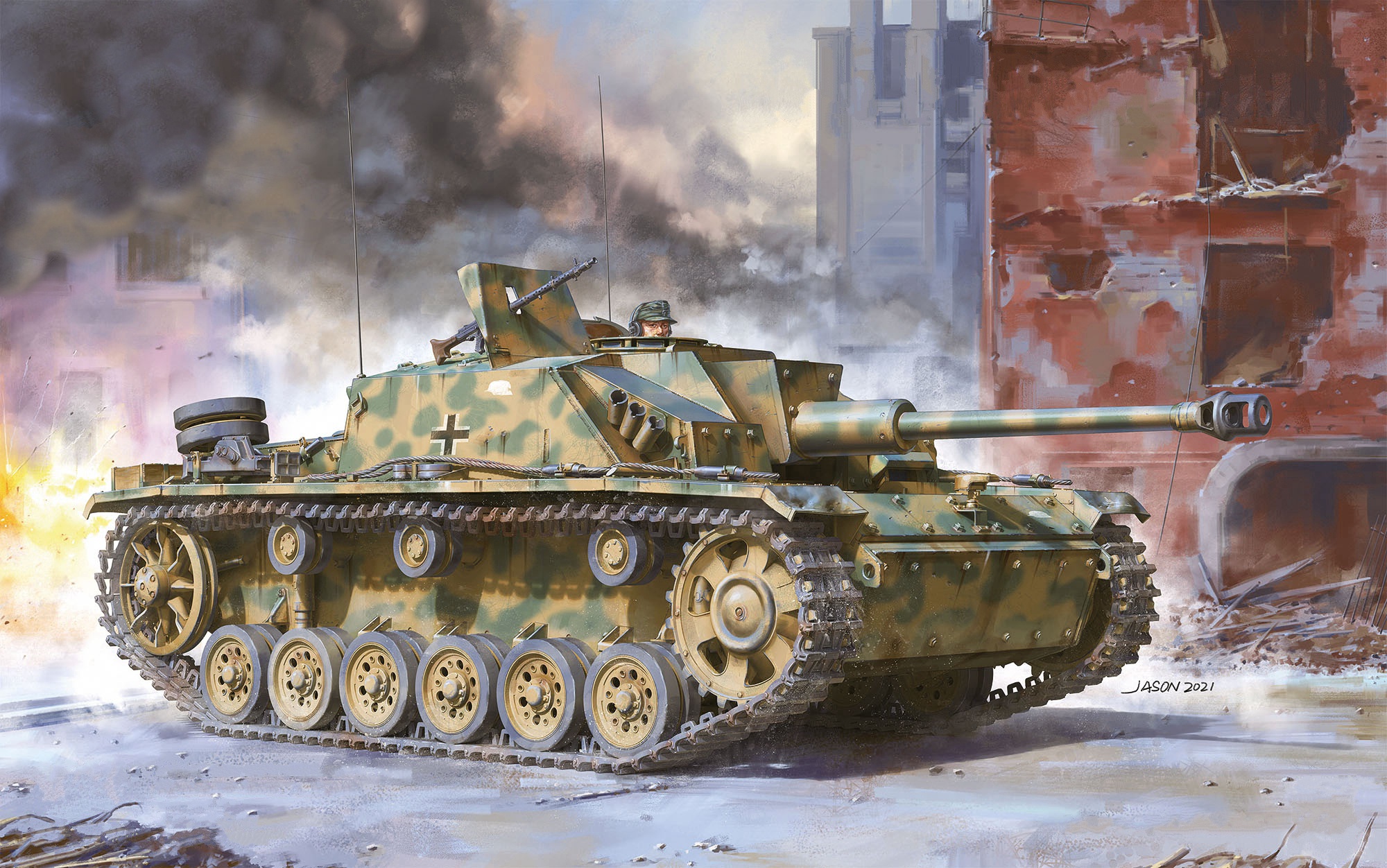 507731 завантажити шпалери військовий, sturmgeschütz iii, самохідна артилерія, вермахт, танки - заставки і картинки безкоштовно