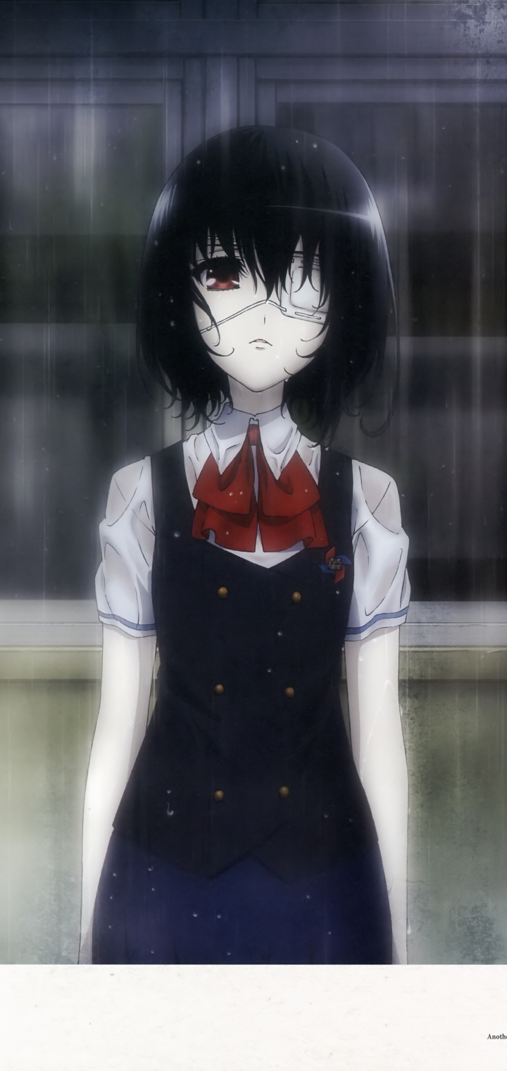 Download mobile wallpaper Anime, Rain, Another, Another (Anime), Mei Misaki for free.