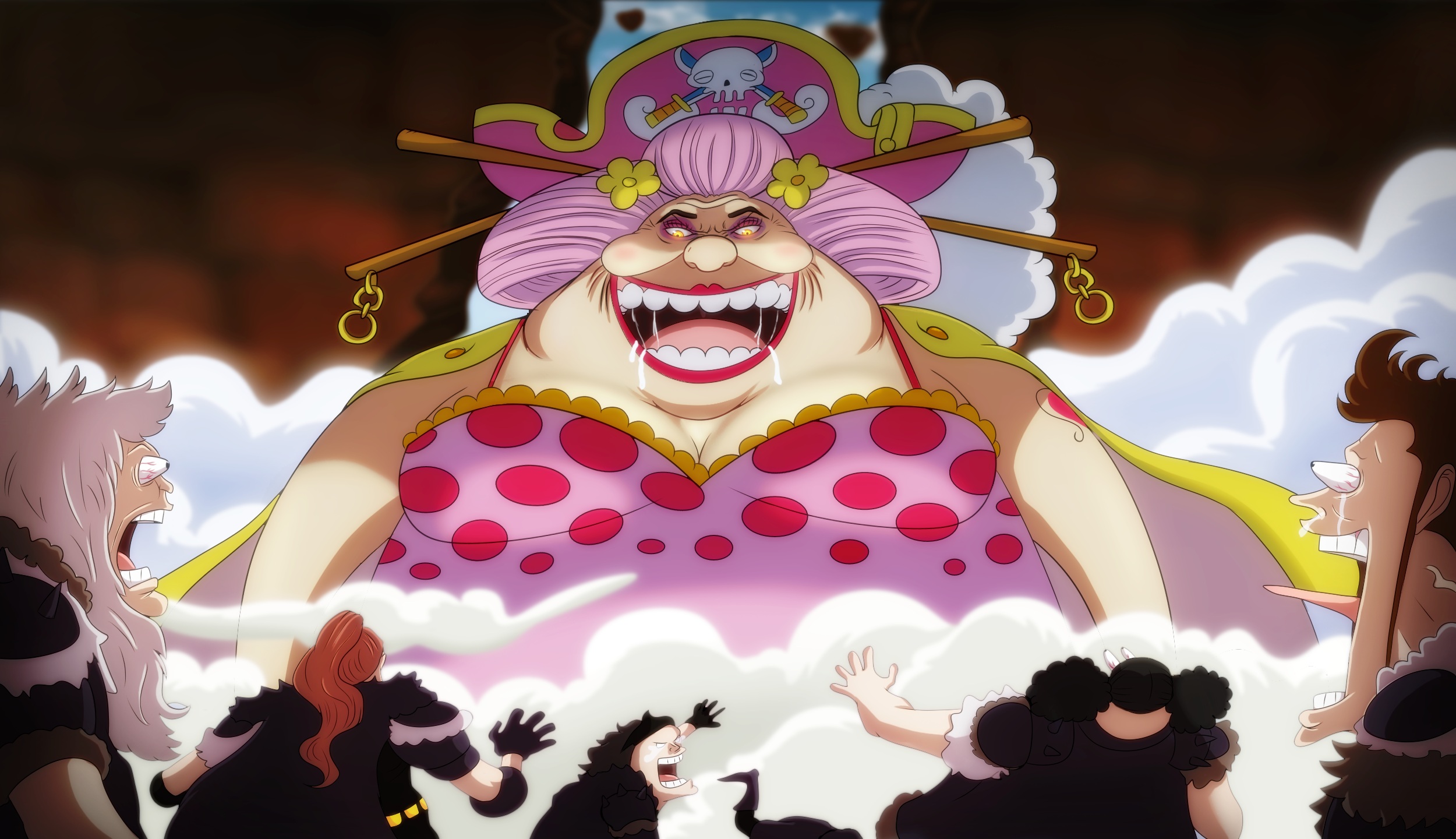 Laden Sie das Animes, One Piece, Charlotte Linn-Bild kostenlos auf Ihren PC-Desktop herunter