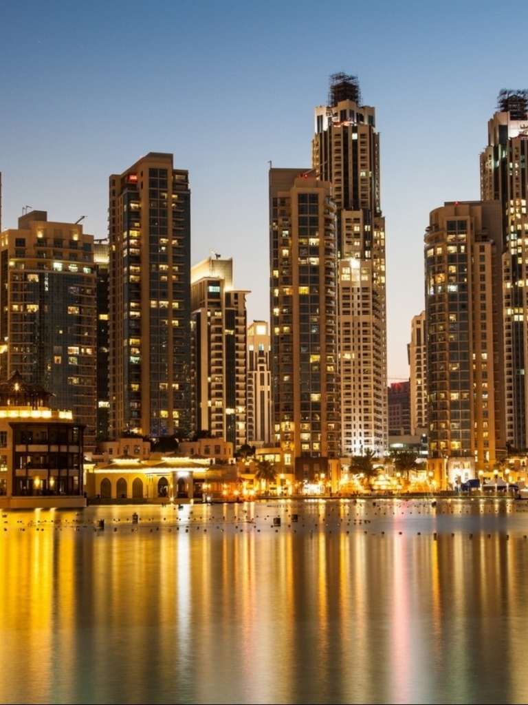 Скачать картинку Города, Дубай, Сделано Человеком в телефон бесплатно.