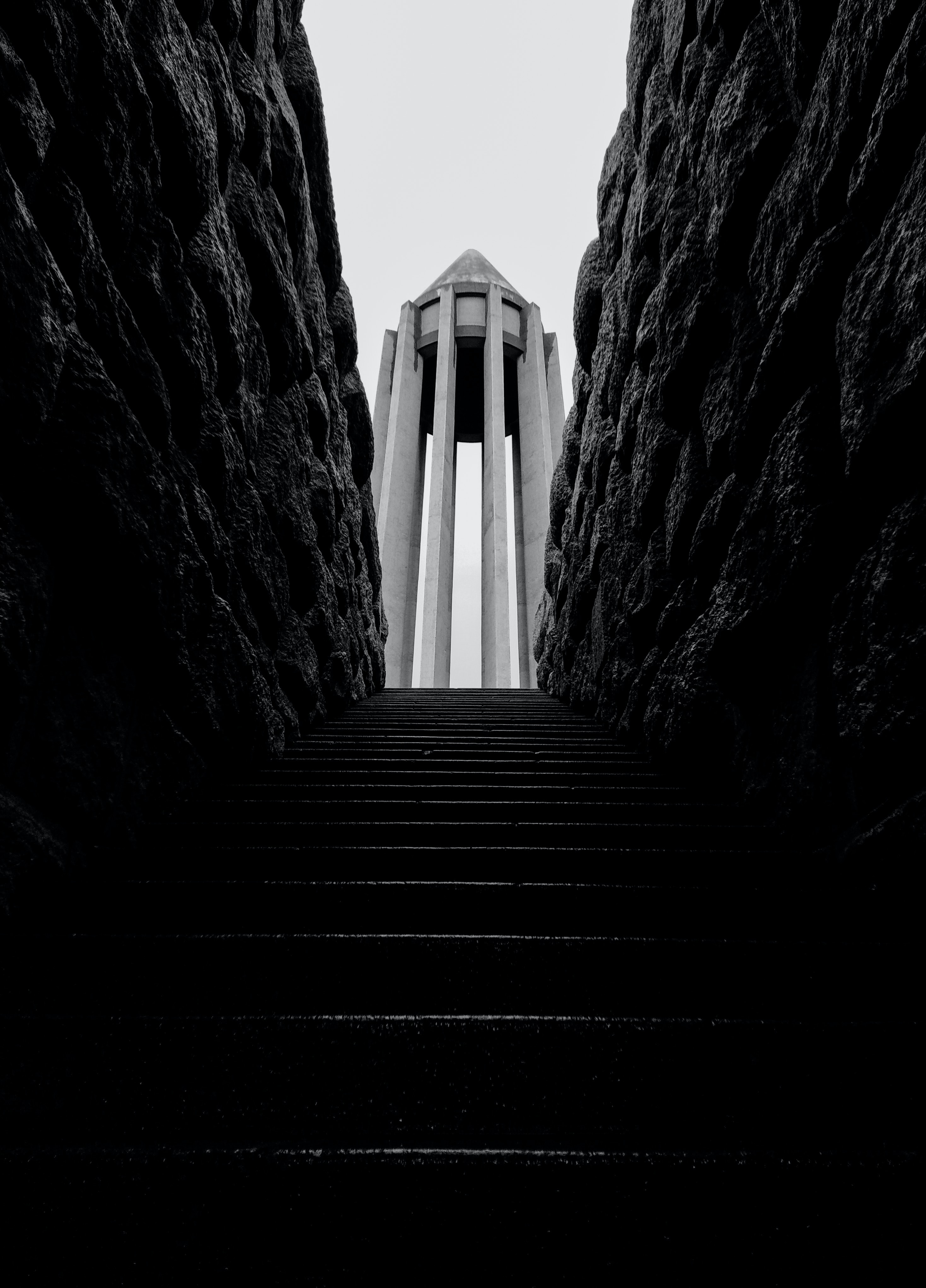 Free download wallpaper Architecture, Bw, Ladder, Cities, Chb, Stairs on your PC desktop