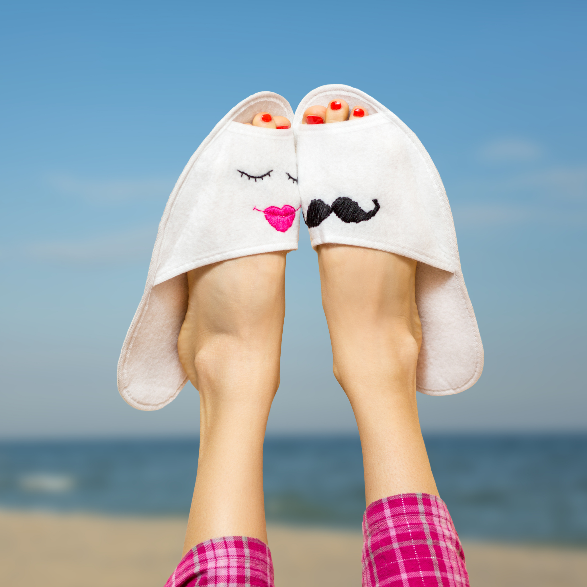 Download mobile wallpaper Beach, Summer, Women, Feet for free.
