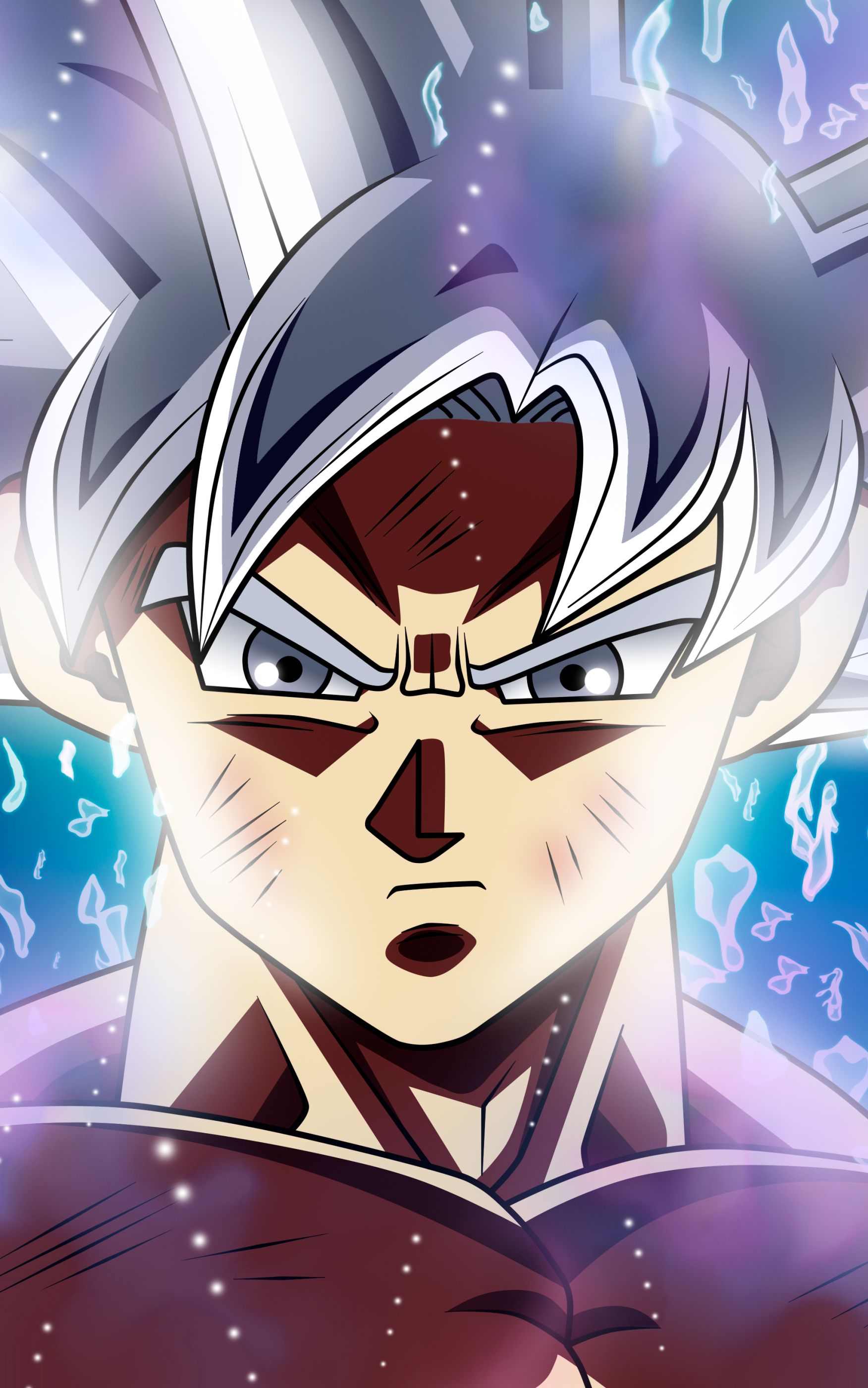 Handy-Wallpaper Dragon Ball, Animes, Son Goku, Dragonball Super, Ultra Instinkt (Dragon Ball) kostenlos herunterladen.