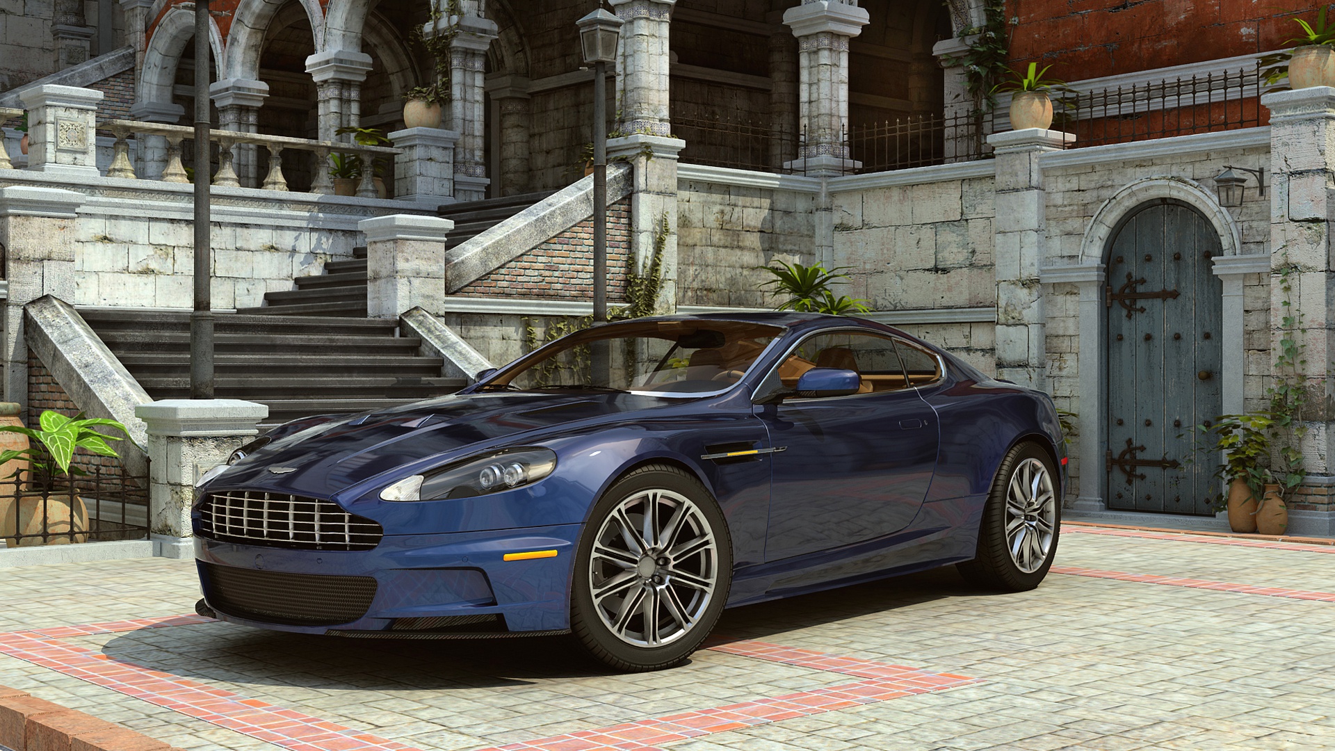 Laden Sie Aston Martin Dbs V12 HD-Desktop-Hintergründe herunter