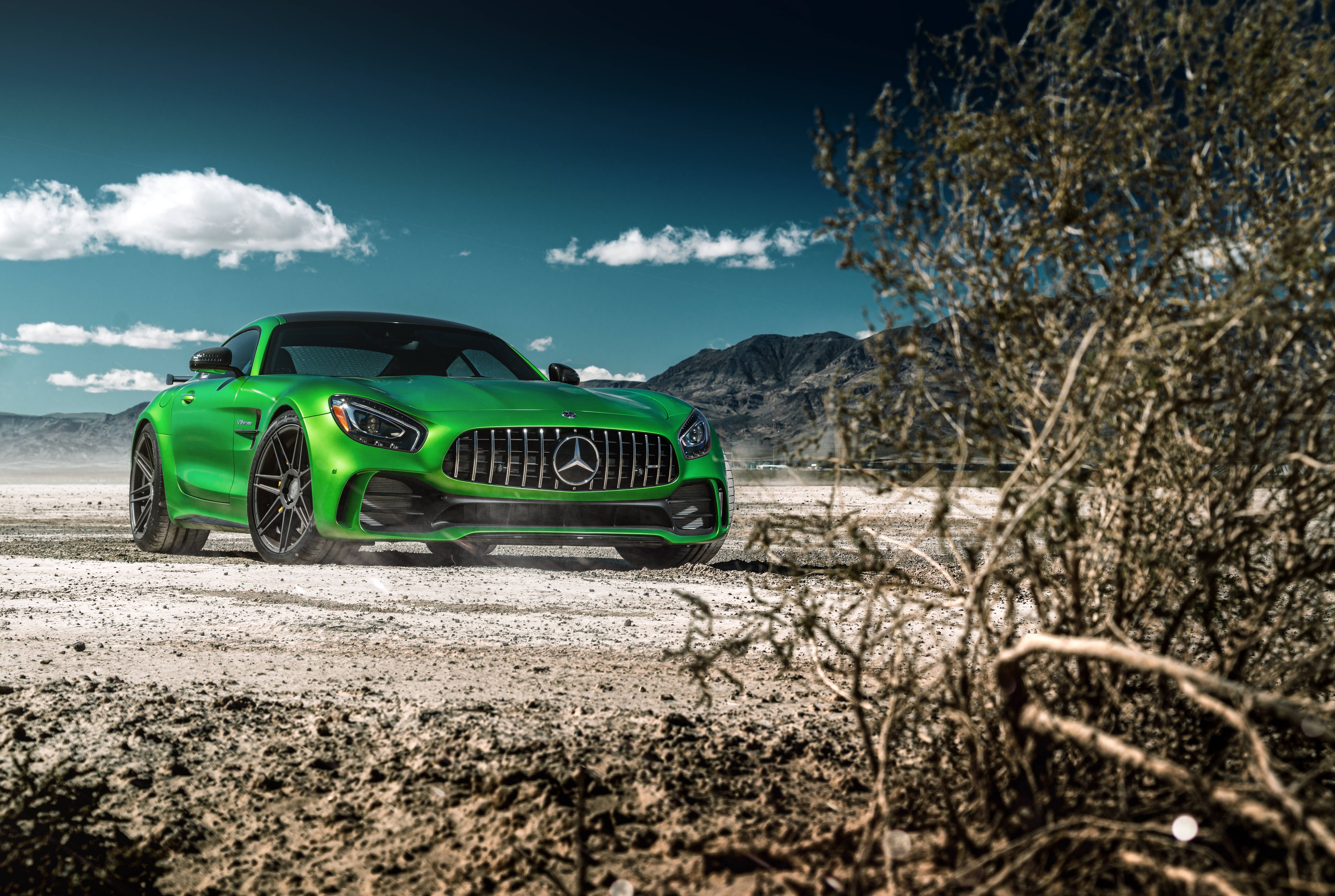 Download mobile wallpaper Car, Mercedes Benz, Supercar, Vehicles, Green Car, Mercedes Amg Gt for free.