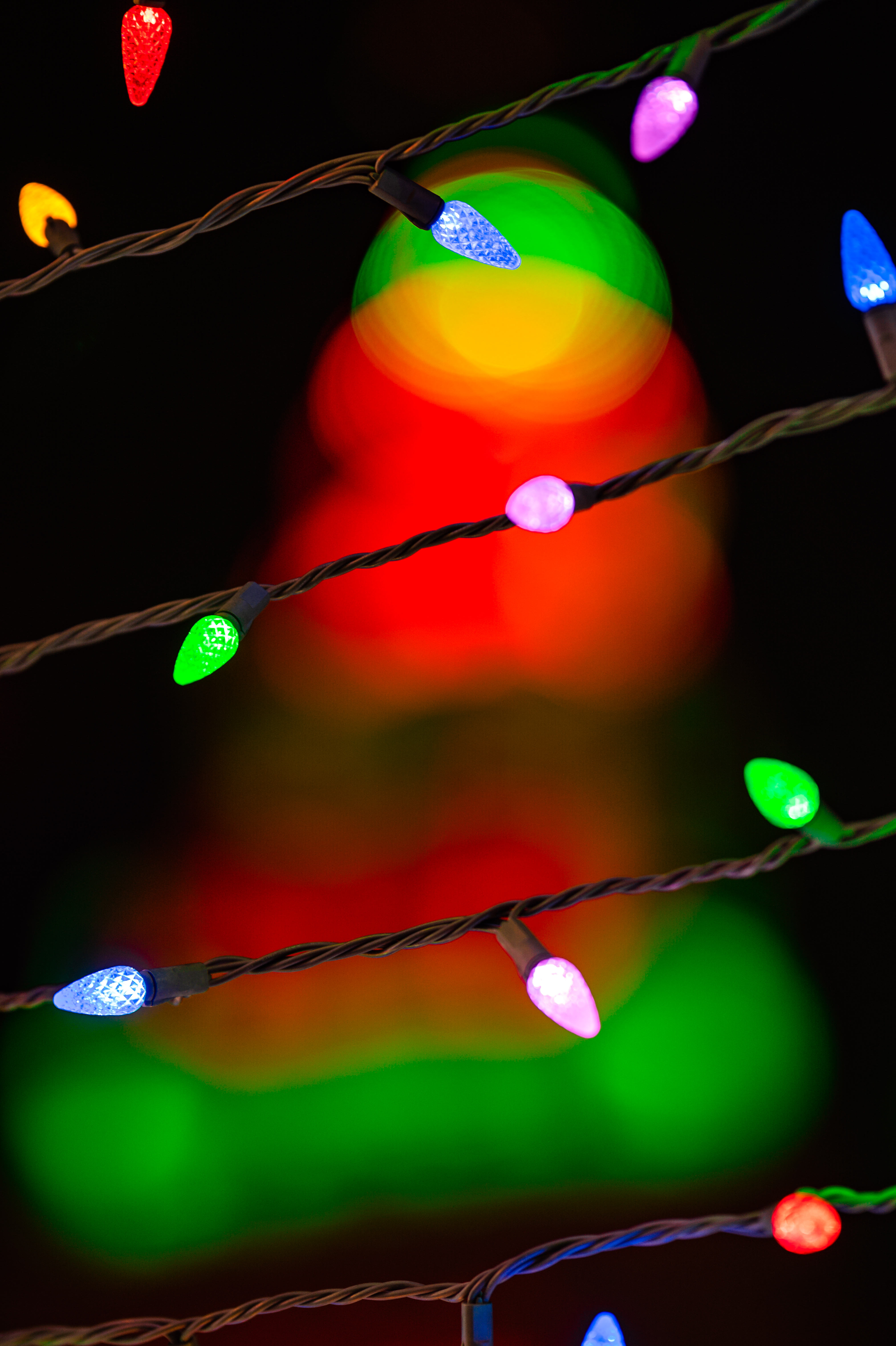 Free download wallpaper Lights, Motley, Light Bulbs, Holidays, Glare, Multicolored, Garland on your PC desktop