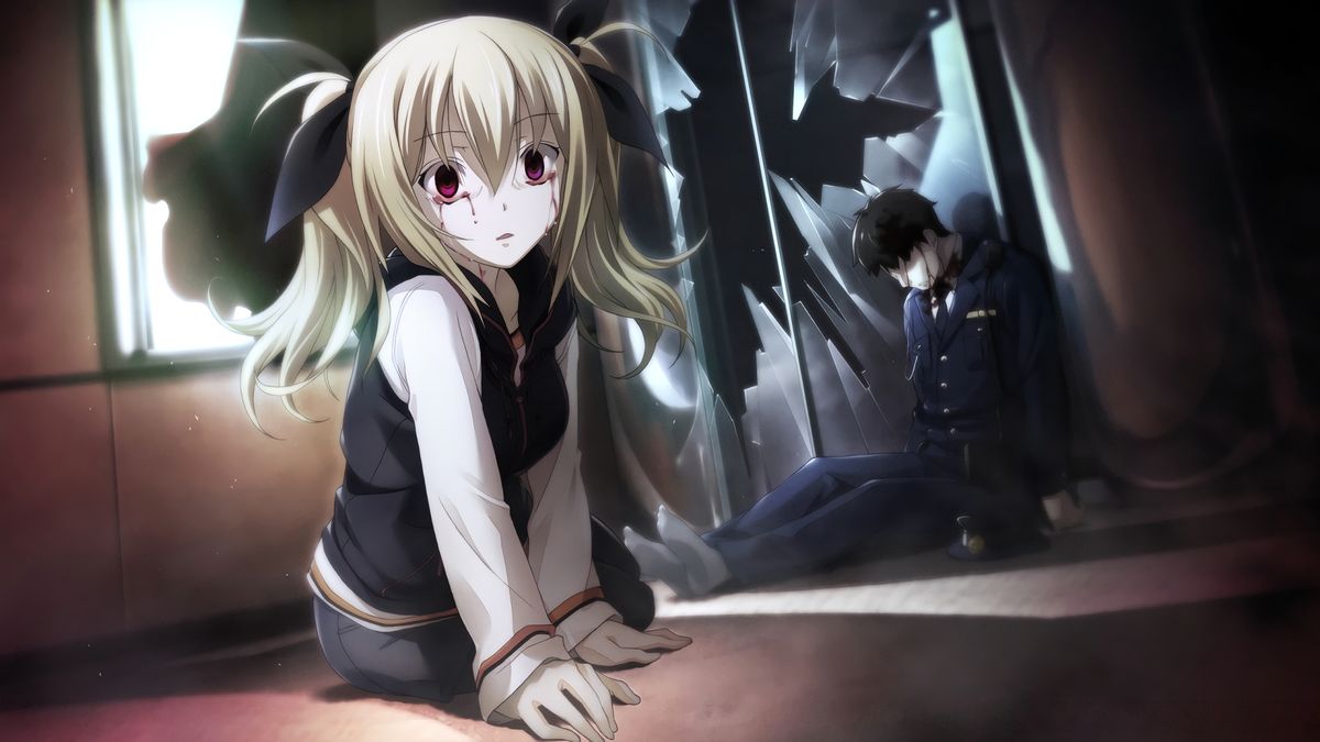 Download PC Wallpaper anime, <b>chaos</b> <b>child</b>, hinae arimura.