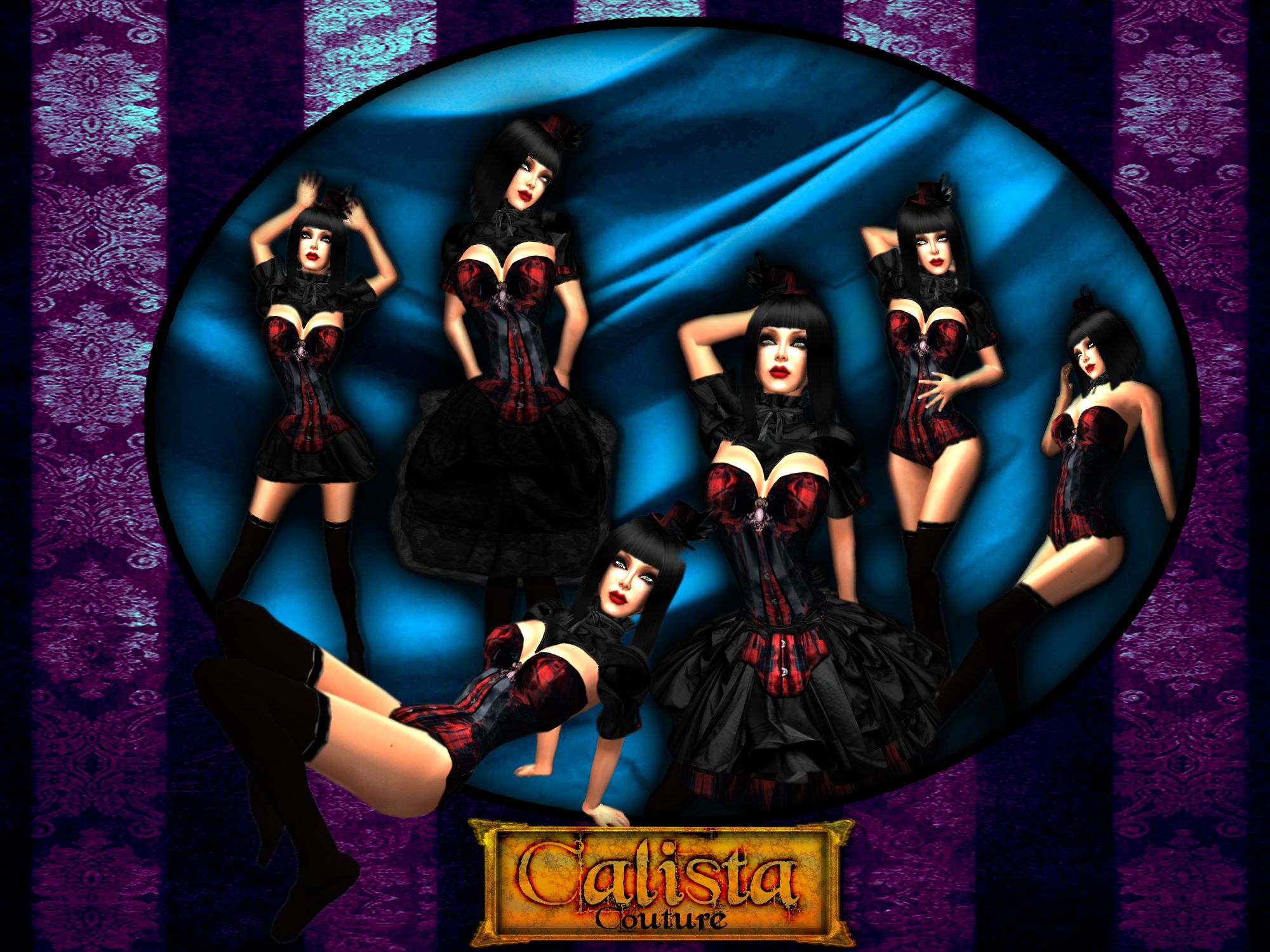 dark, gothic, black, doll, steampunk, vampire