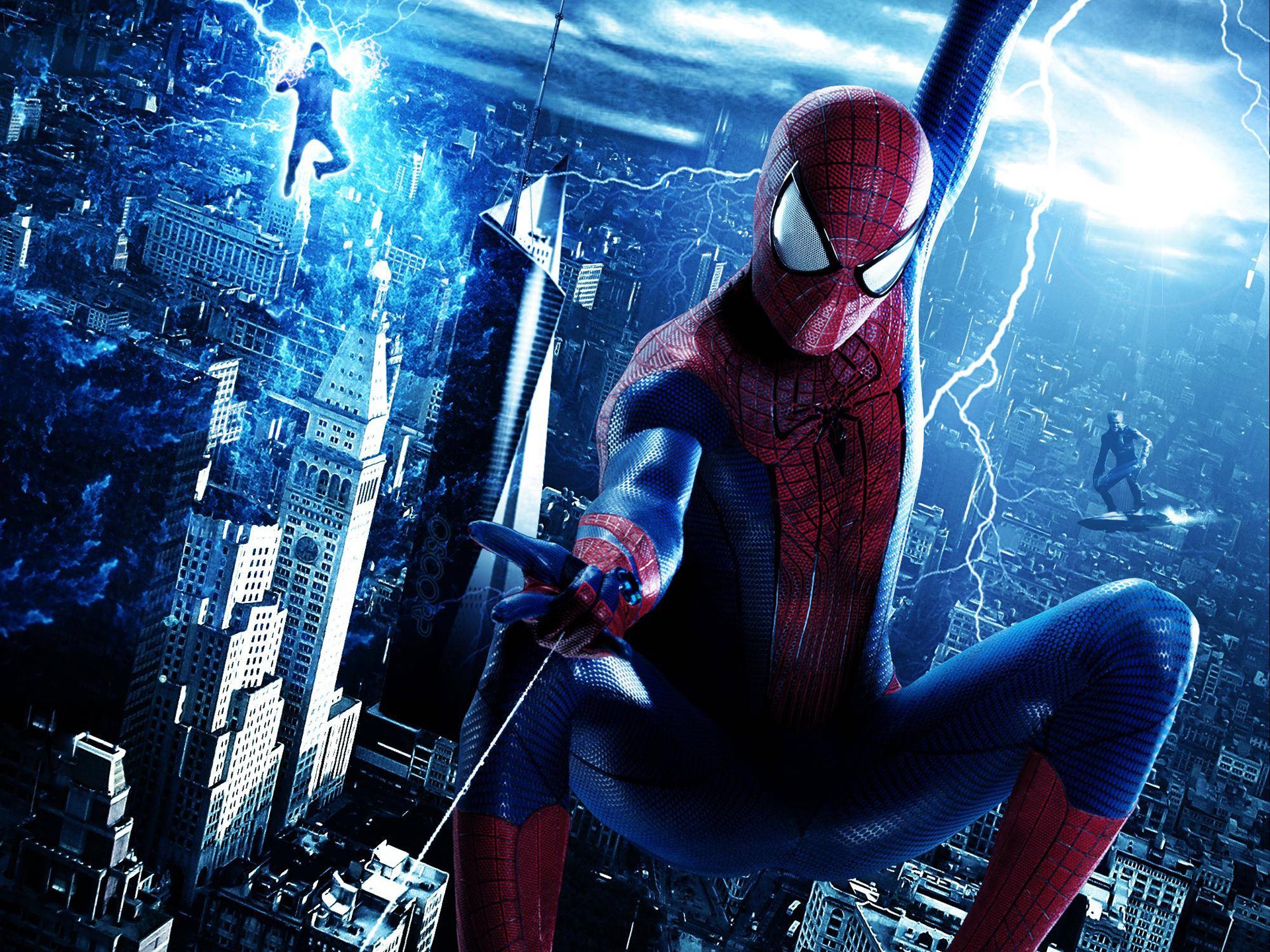 Téléchargez des papiers peints mobile Spider Man, Film, Homme Araignée, The Amazing Spider Man : Le Destin D'un Héros, Électro (Marvel Comics) gratuitement.