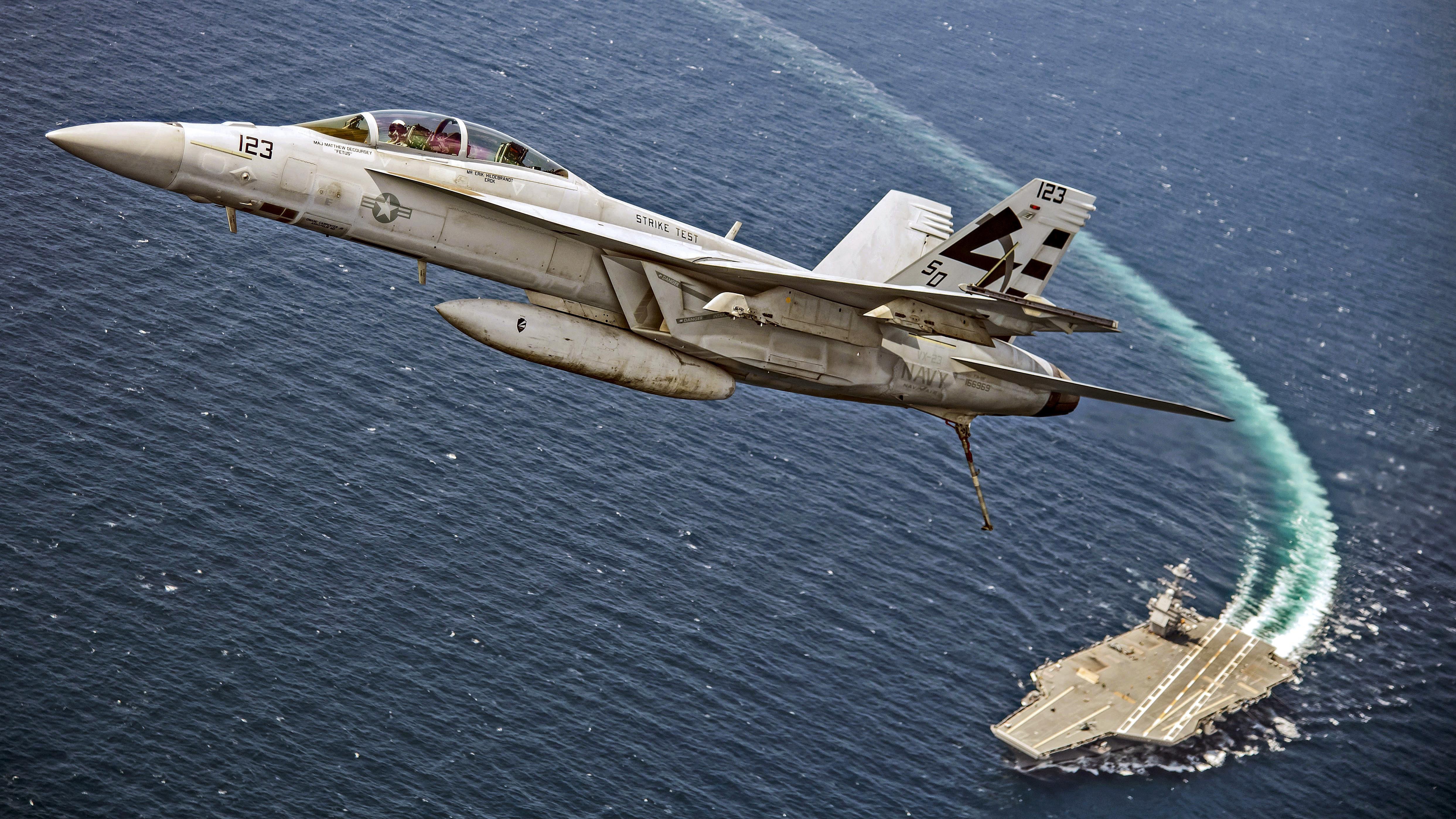 military, boeing f/a 18e/f super hornet, aircraft carrier, aircraft, jet fighter, warplane, warship, jet fighters