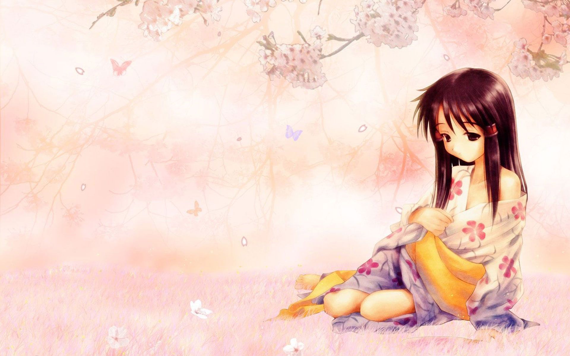 Download mobile wallpaper Anime, Sakura, Girl, Little Girl for free.