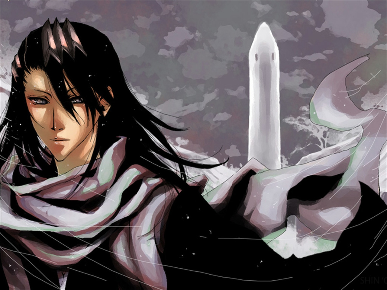 Download mobile wallpaper Anime, Bleach, Byakuya Kuchiki for free.