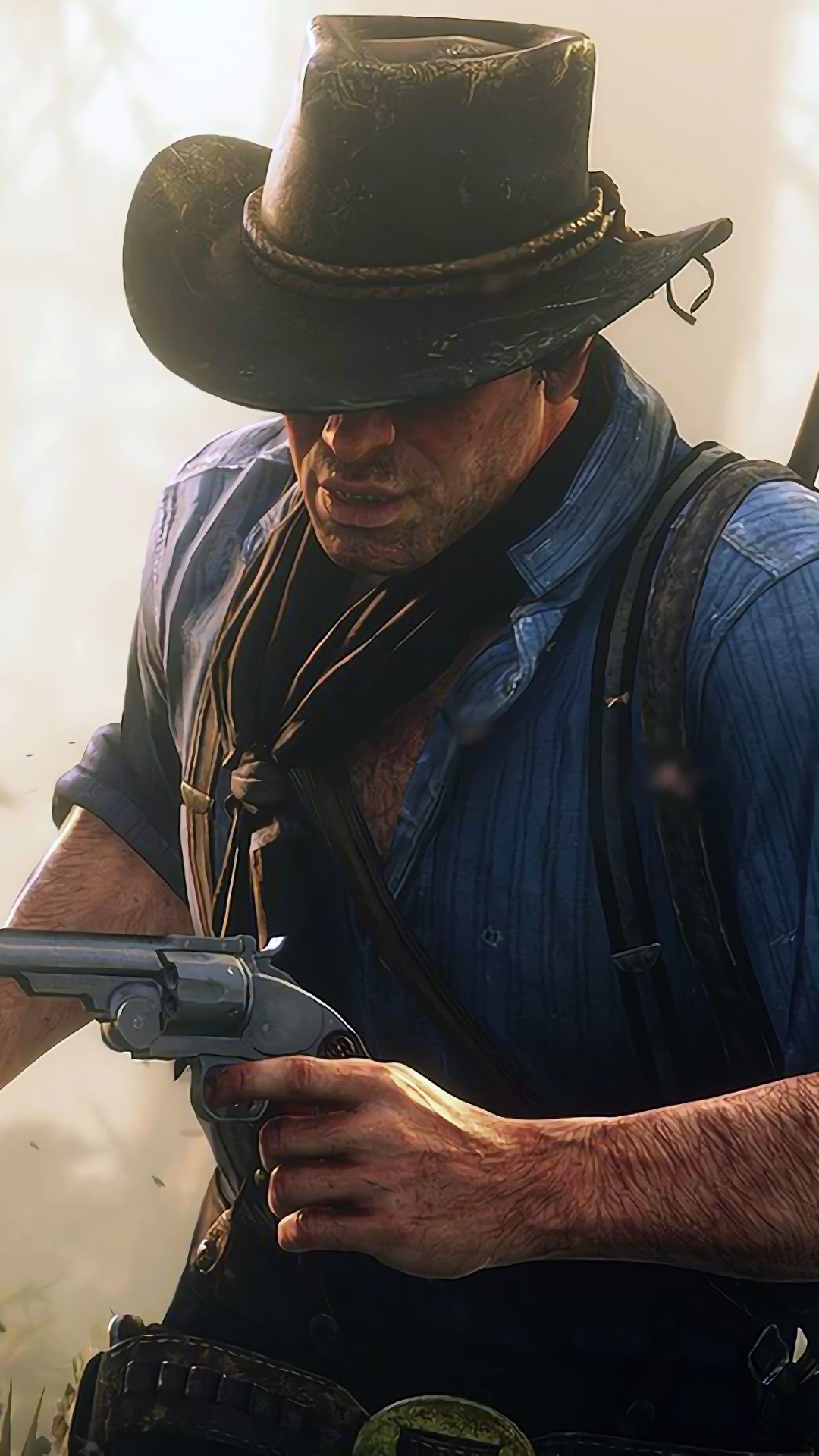 Handy-Wallpaper Computerspiele, Red Dead Redemption 2, Artur Morgan, Roter Tot kostenlos herunterladen.