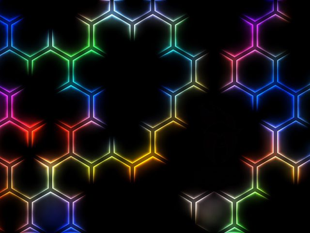 Laden Sie das Abstrakt, Regenbogen, Muster, Farben, Bunt, Hexagon-Bild kostenlos auf Ihren PC-Desktop herunter