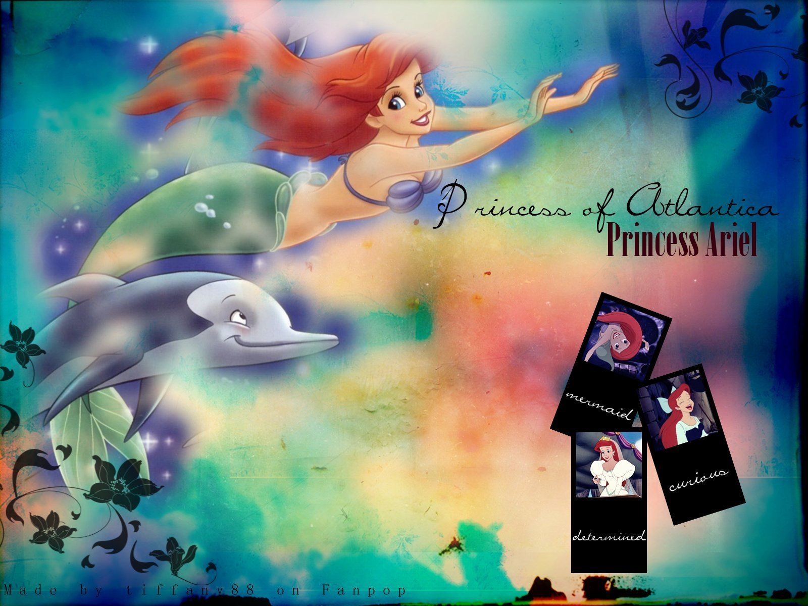 305850 baixar papel de parede filme, a pequena sereia (1989), ariel (a pequena sereia), golfinho, sereia, cabelo vermelho, a pequena sereia - protetores de tela e imagens gratuitamente
