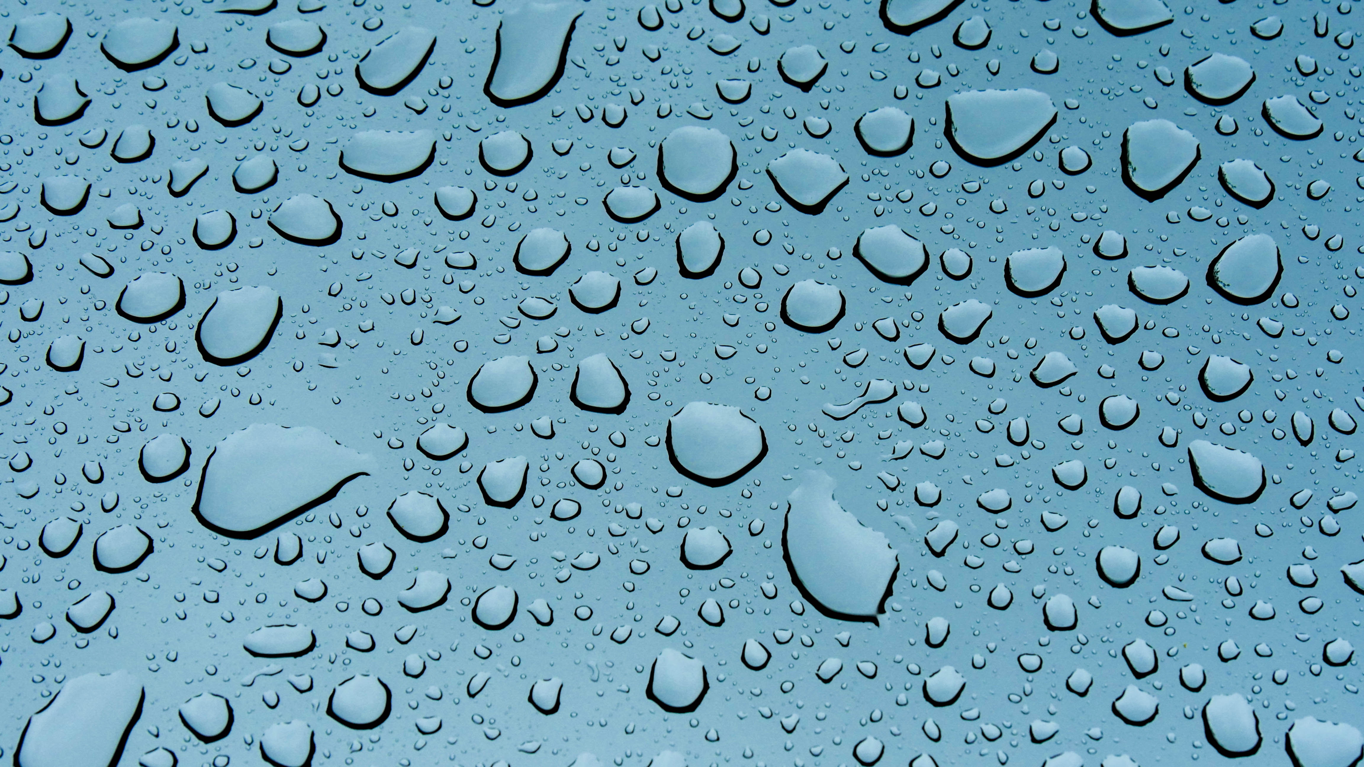 Download mobile wallpaper Macro, Close Up, Surface, Drops, Texture for free.