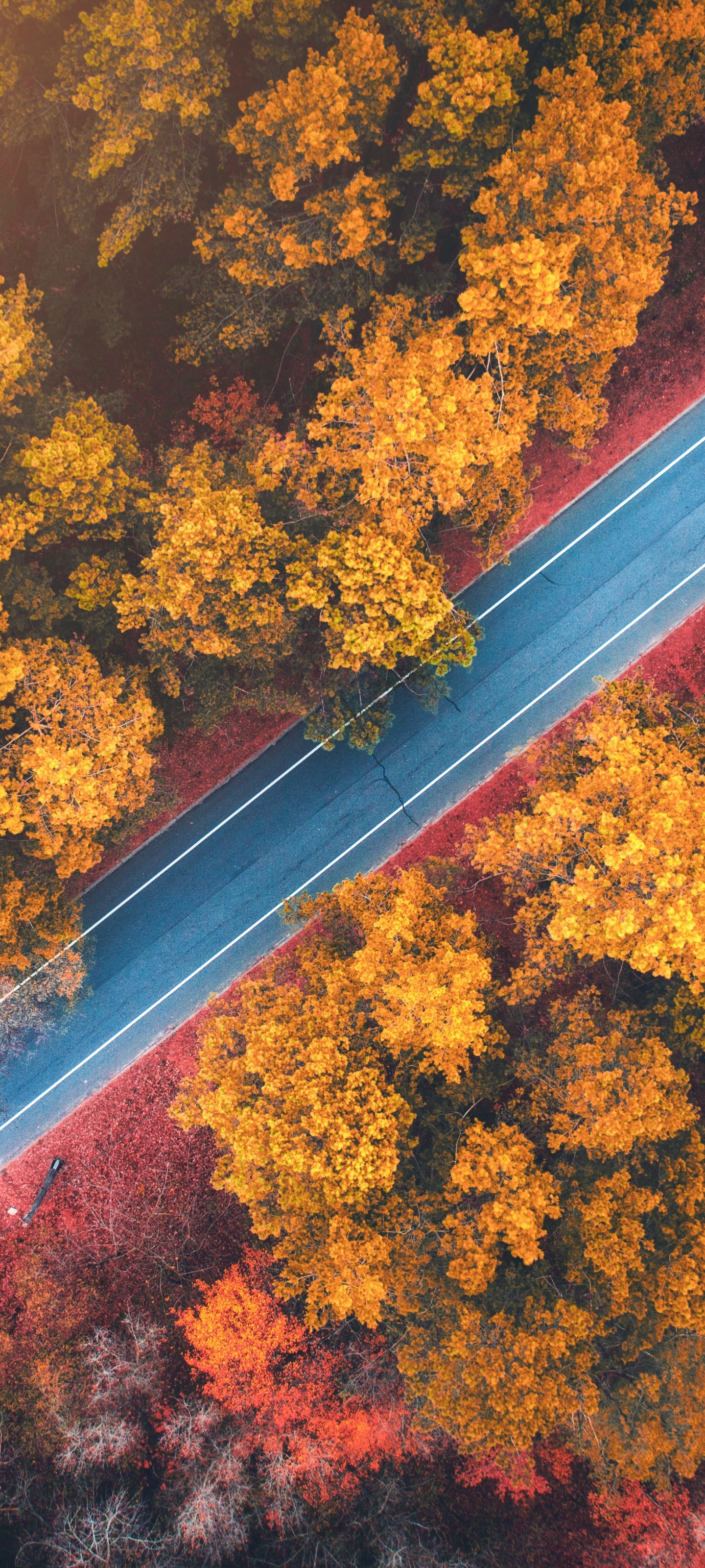 Download mobile wallpaper Road, Photography, Aerial for free.