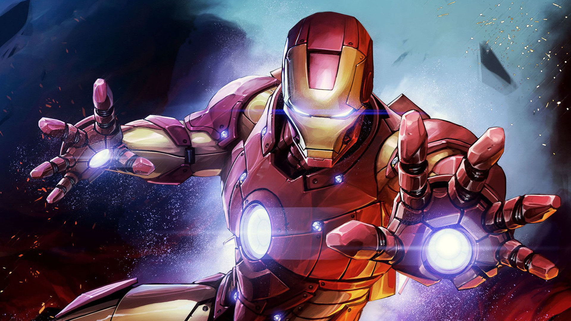 Handy-Wallpaper Iron Man, Comics kostenlos herunterladen.