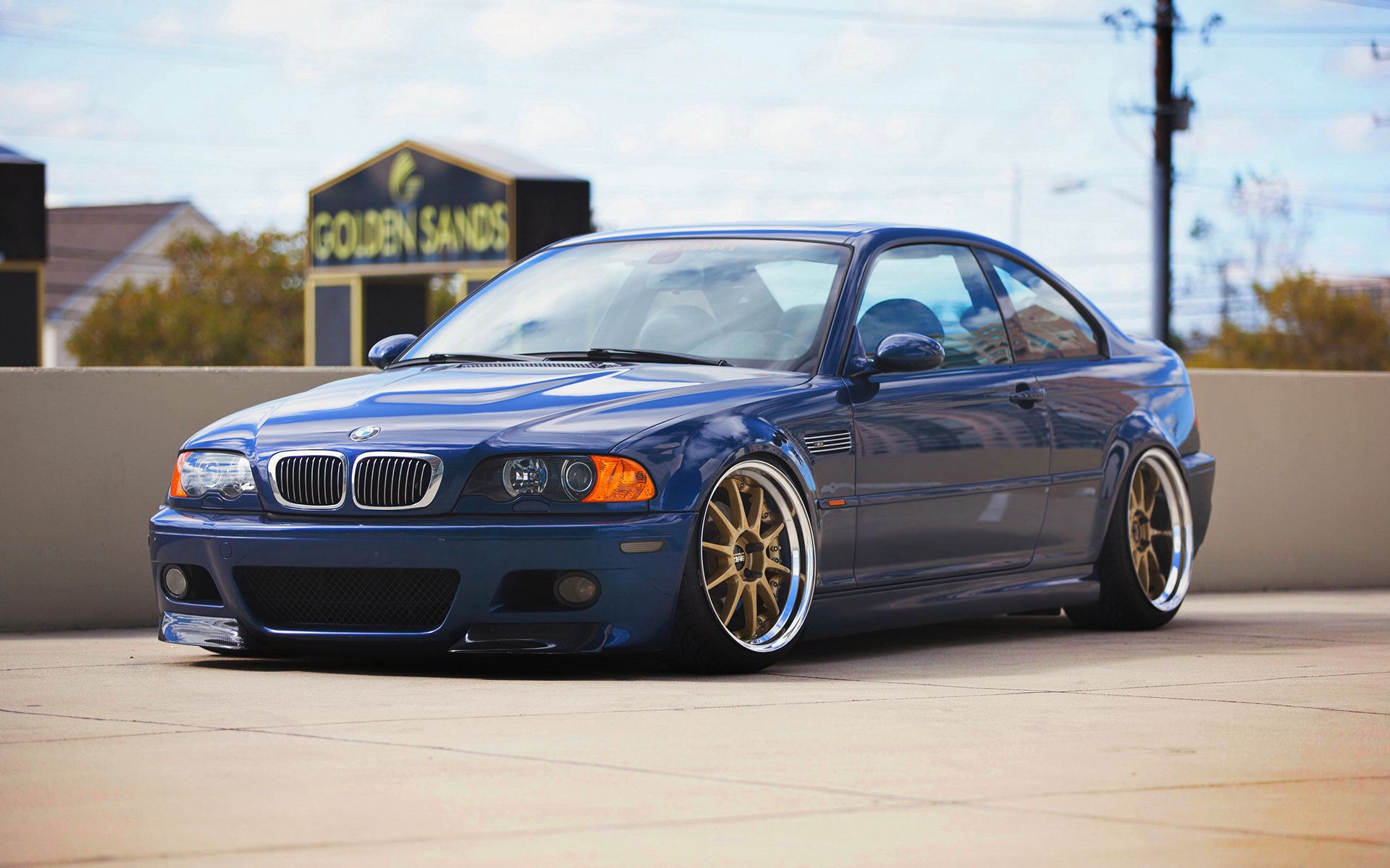 auto, bmw, tuning, cars, blue, side view, m3
