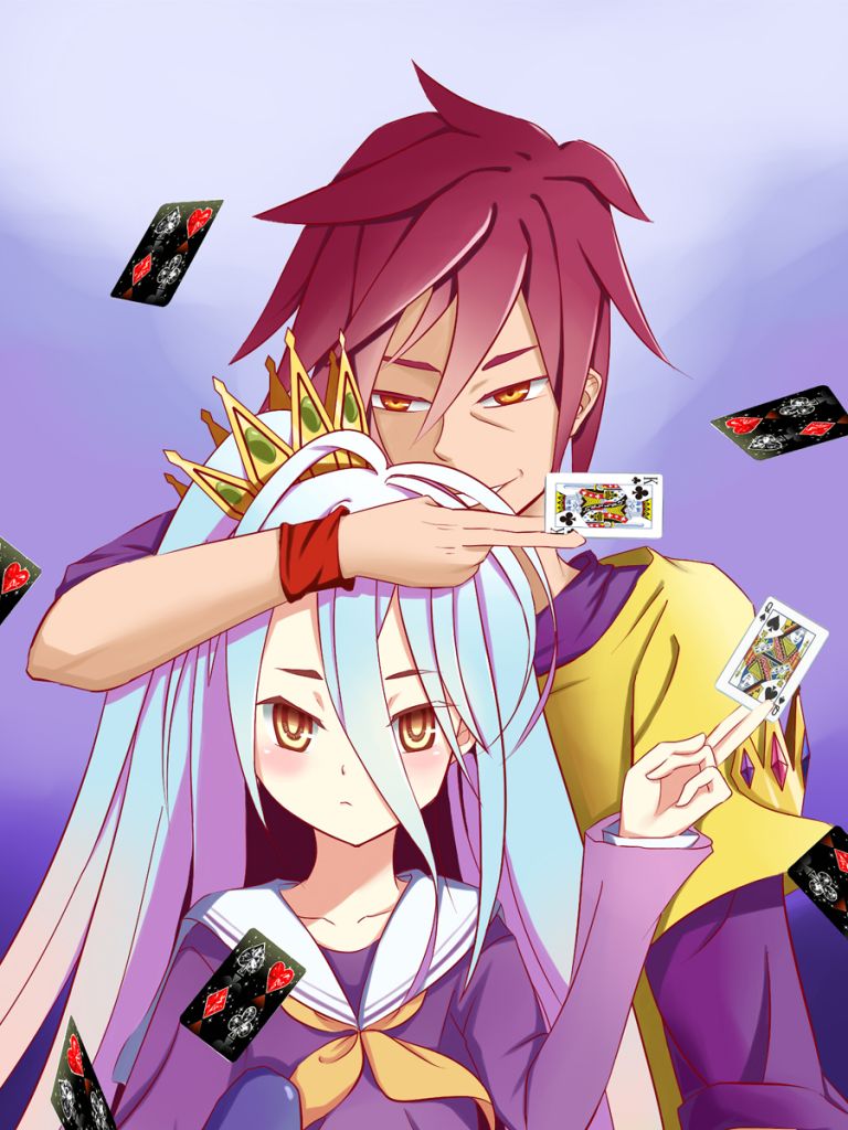 Baixar papel de parede para celular de Anime, Shiro (Sem Jogo Sem Vida), Sora (Sem Jogo Sem Vida), No Game No Life gratuito.