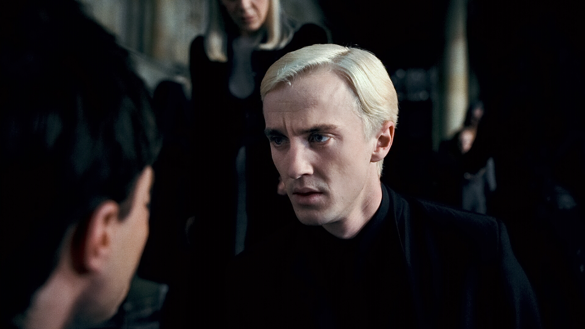 Download mobile wallpaper Harry Potter, Movie, Harry Potter And The Deathly Hallows: Part 1, Draco Malfoy for free.
