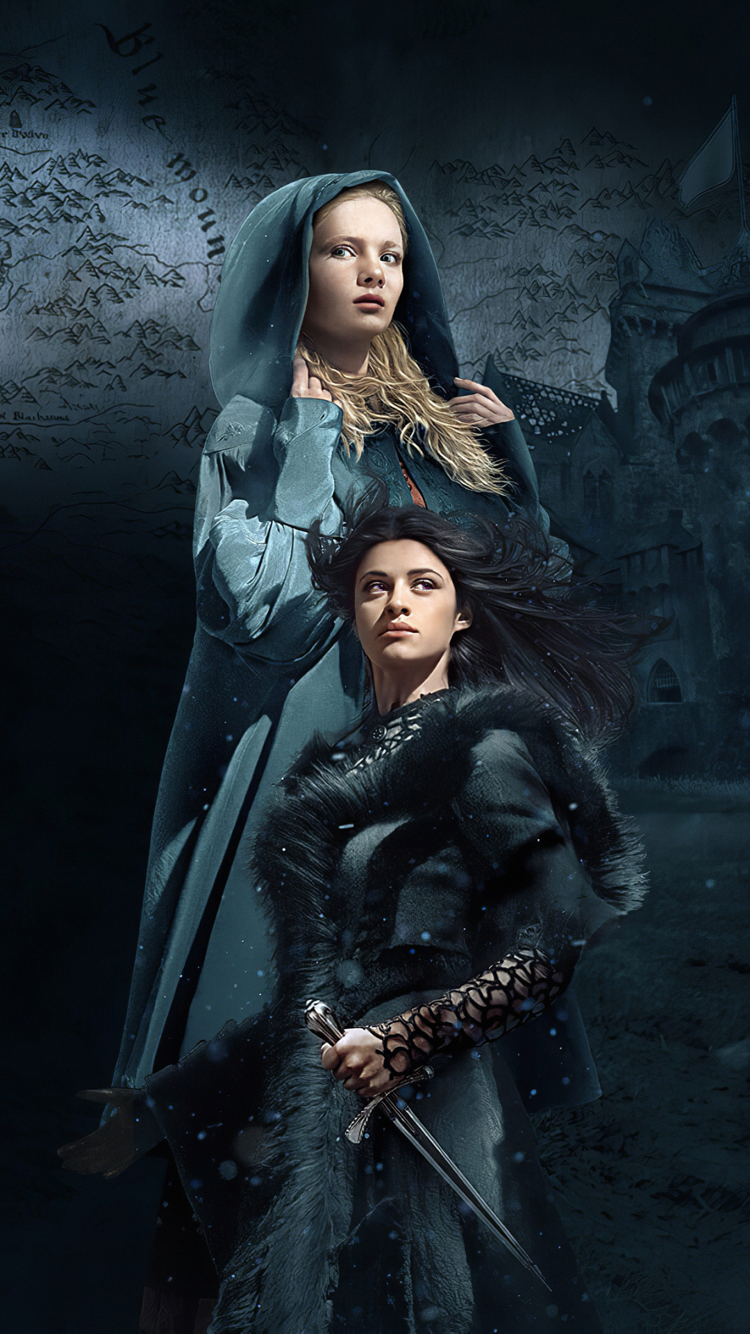 Download mobile wallpaper Tv Show, The Witcher, Ciri (The Witcher), Yennefer Of Vengerberg, Anya Chalotra, Freya Allan for free.