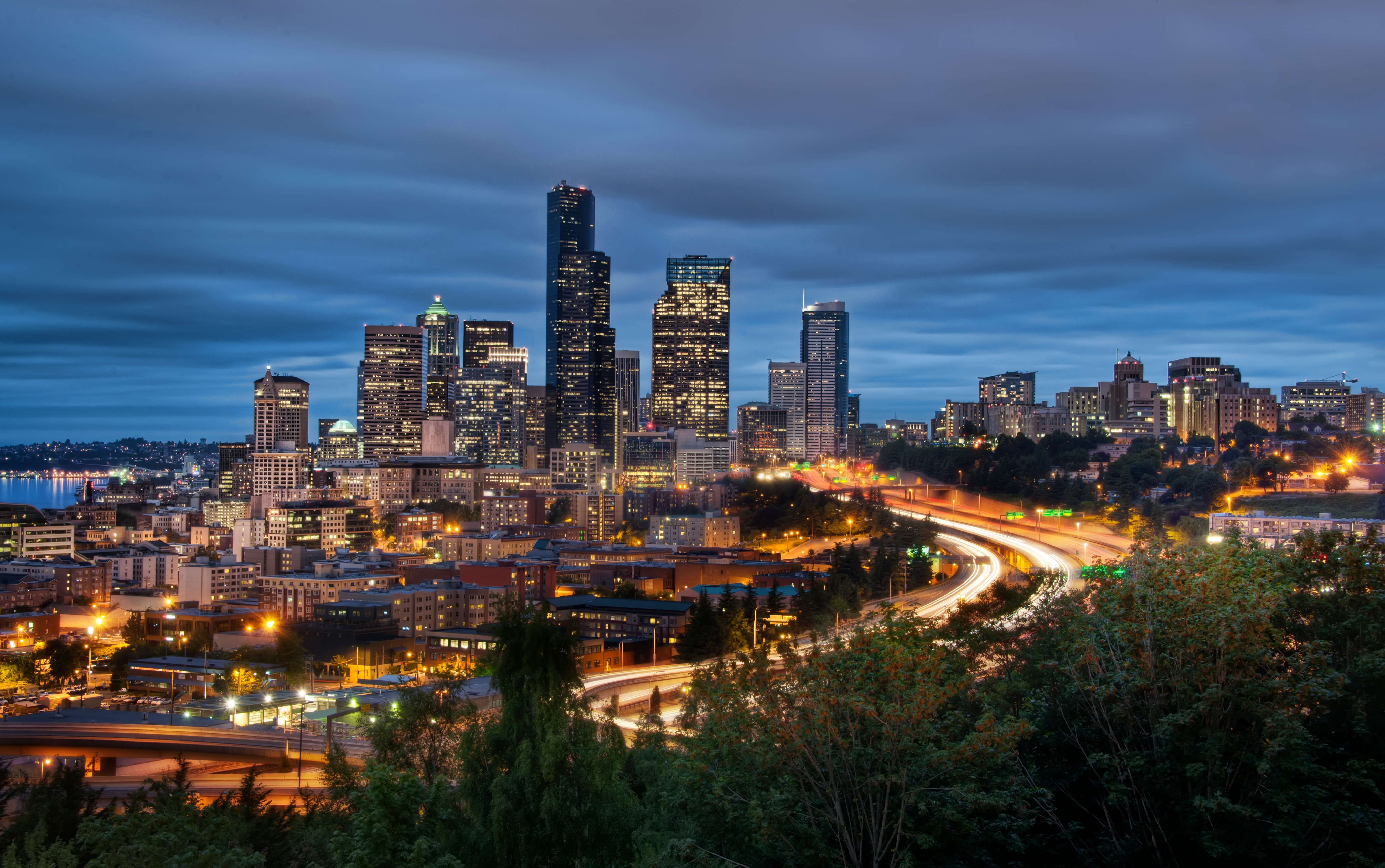 Laden Sie das Städte, Stadtbild, Seattle, Menschengemacht, Großstadt-Bild kostenlos auf Ihren PC-Desktop herunter