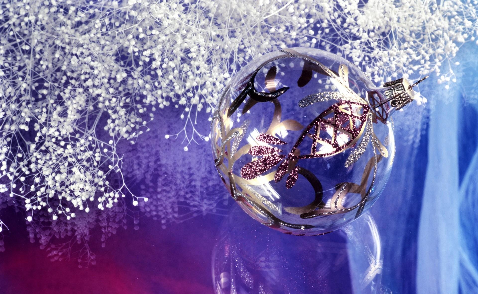 holidays, patterns, reflection, branches, ball, christmas tree toy
