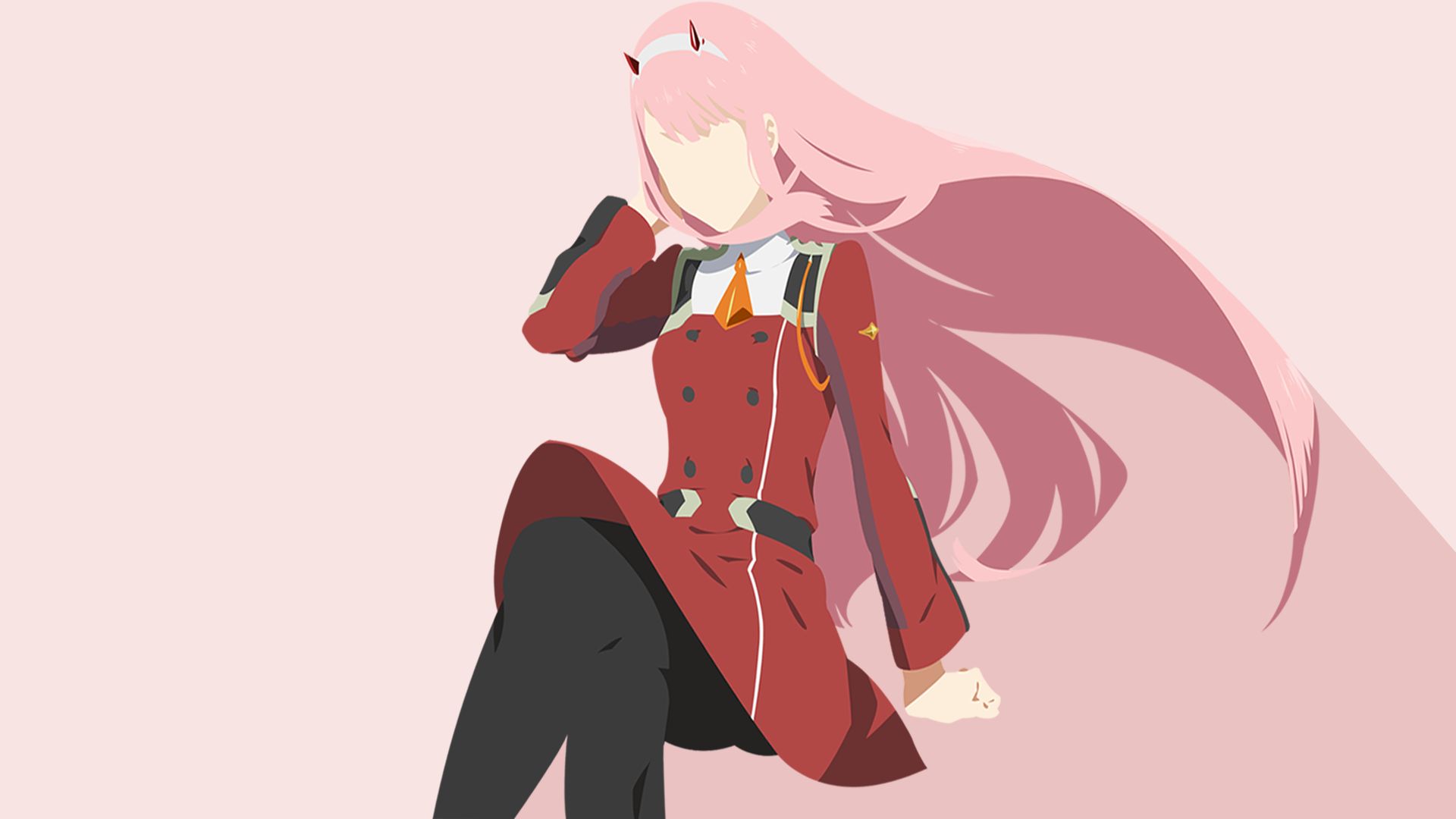 Download mobile wallpaper Anime, Minimalist, Darling In The Franxx, Zero Two (Darling In The Franxx) for free.