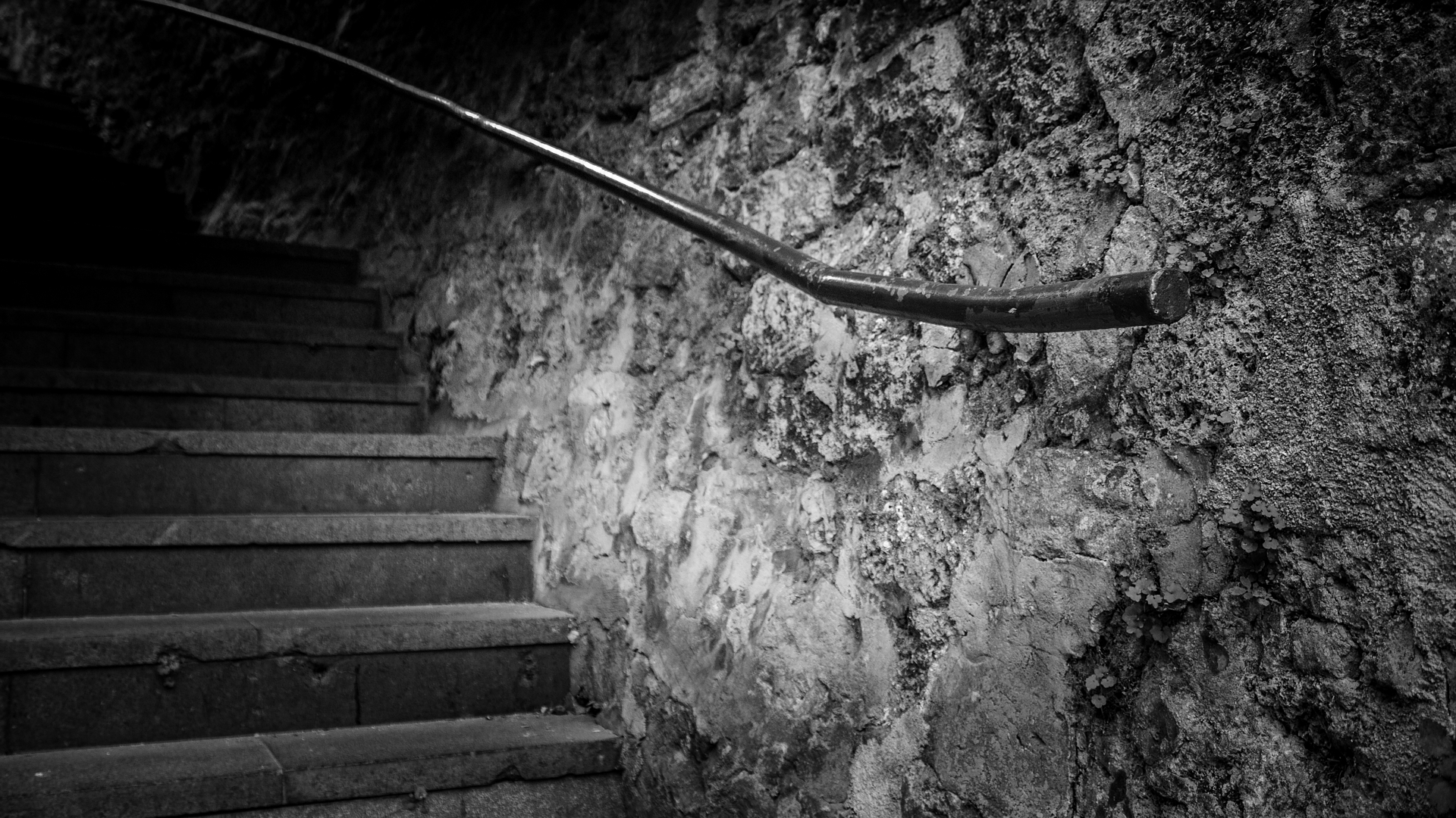 Free download wallpaper Dark, Old, Stairs, Creepy, Man Made on your PC desktop
