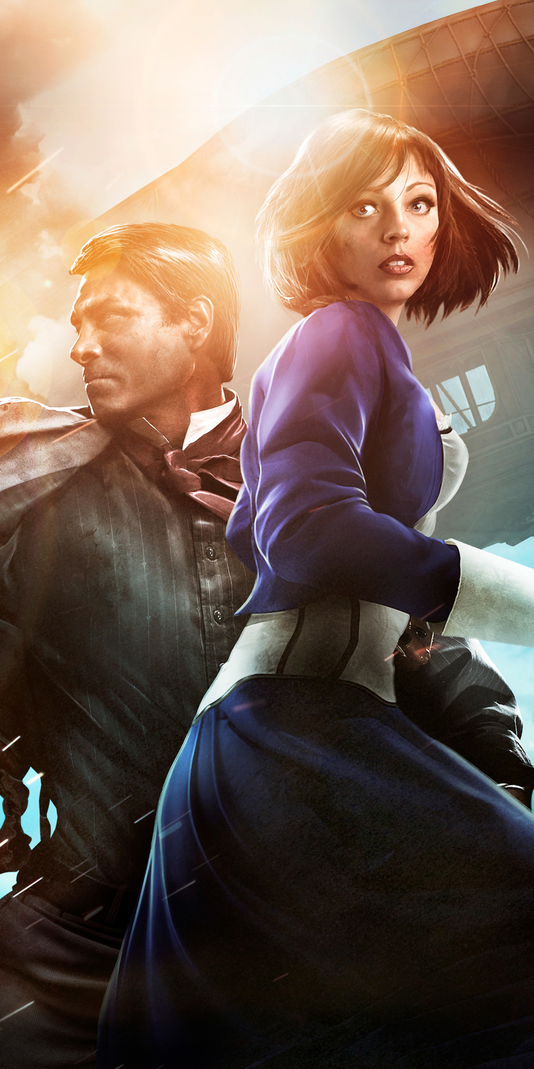 Descarga gratuita de fondo de pantalla para móvil de Bioshock, Videojuego, Bioshock Infinite, Elizabeth (Bioshock Infinito), Booker Dewitt.