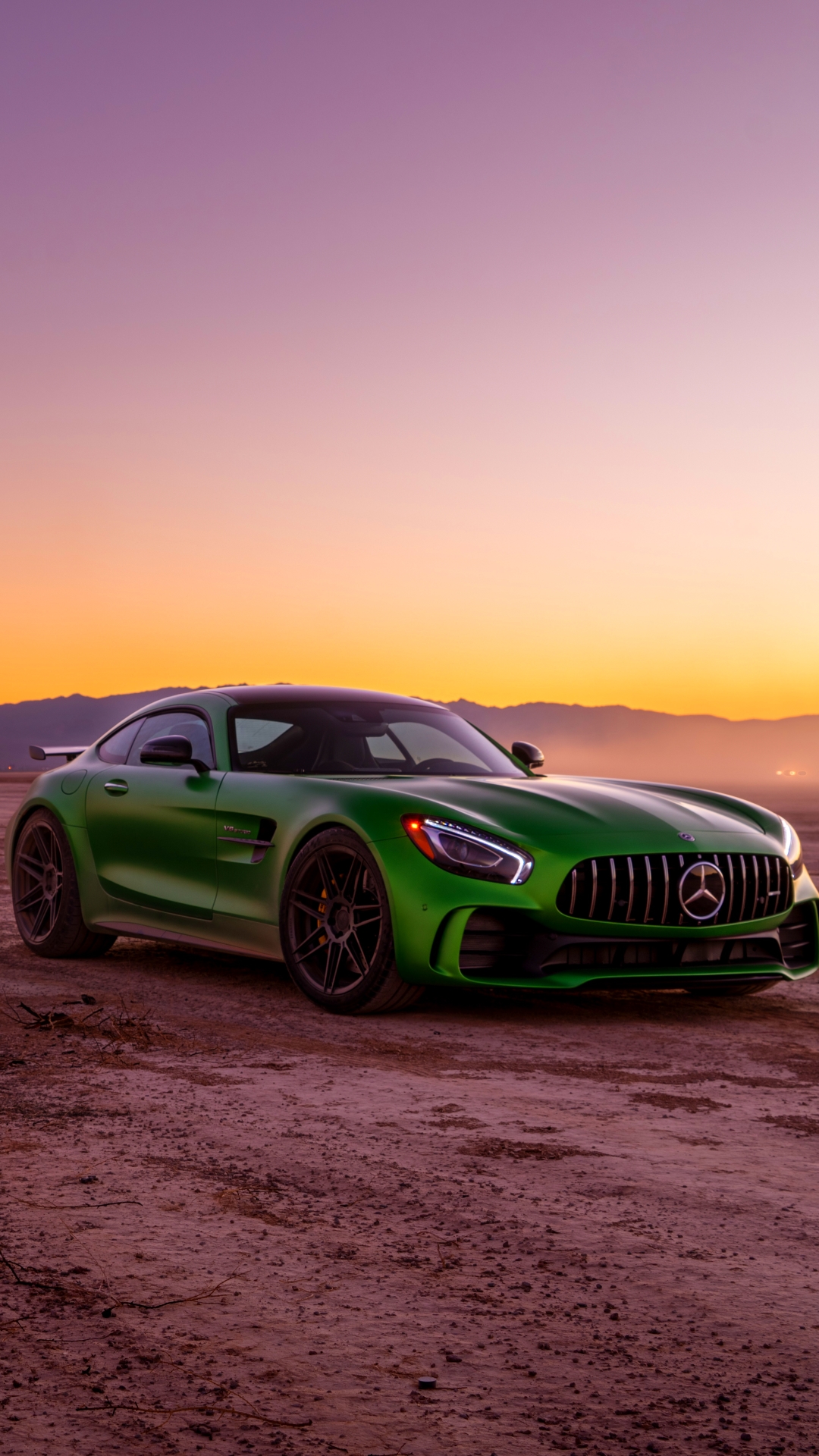 Download mobile wallpaper Car, Mercedes Benz, Supercar, Vehicle, Vehicles, Green Car, Mercedes Amg Gt for free.