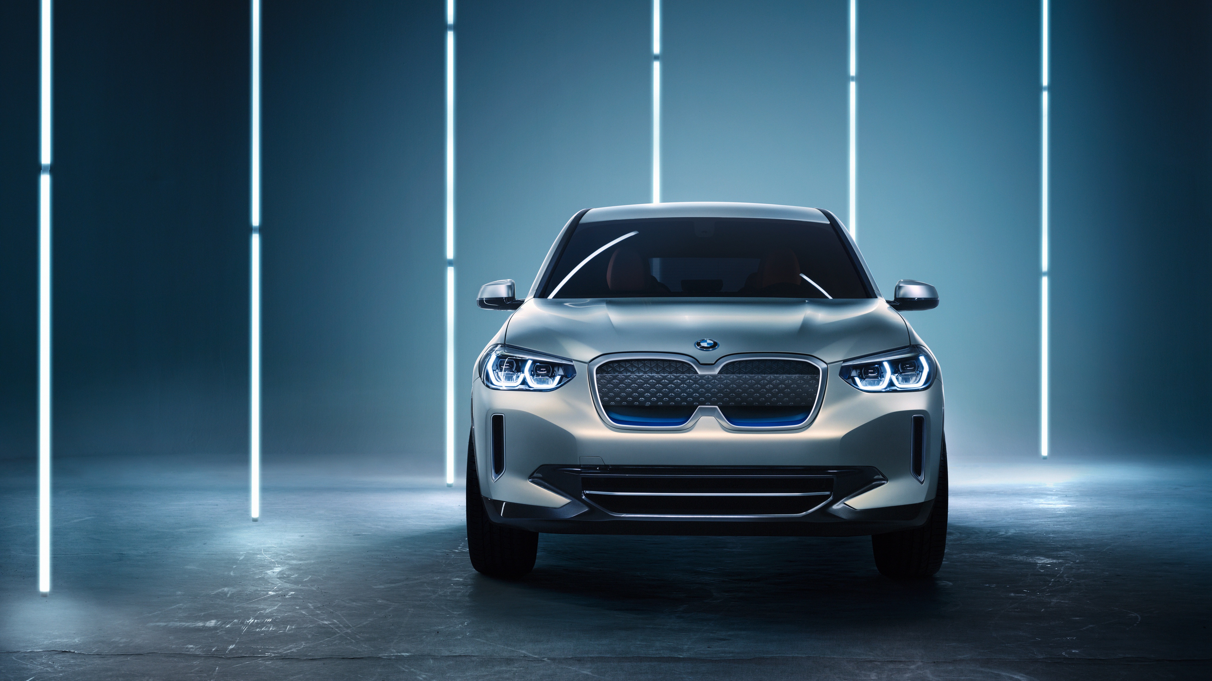 Download mobile wallpaper Bmw, Car, Suv, Electric Car, Vehicles, Silver Car, Bmw Ix3 for free.