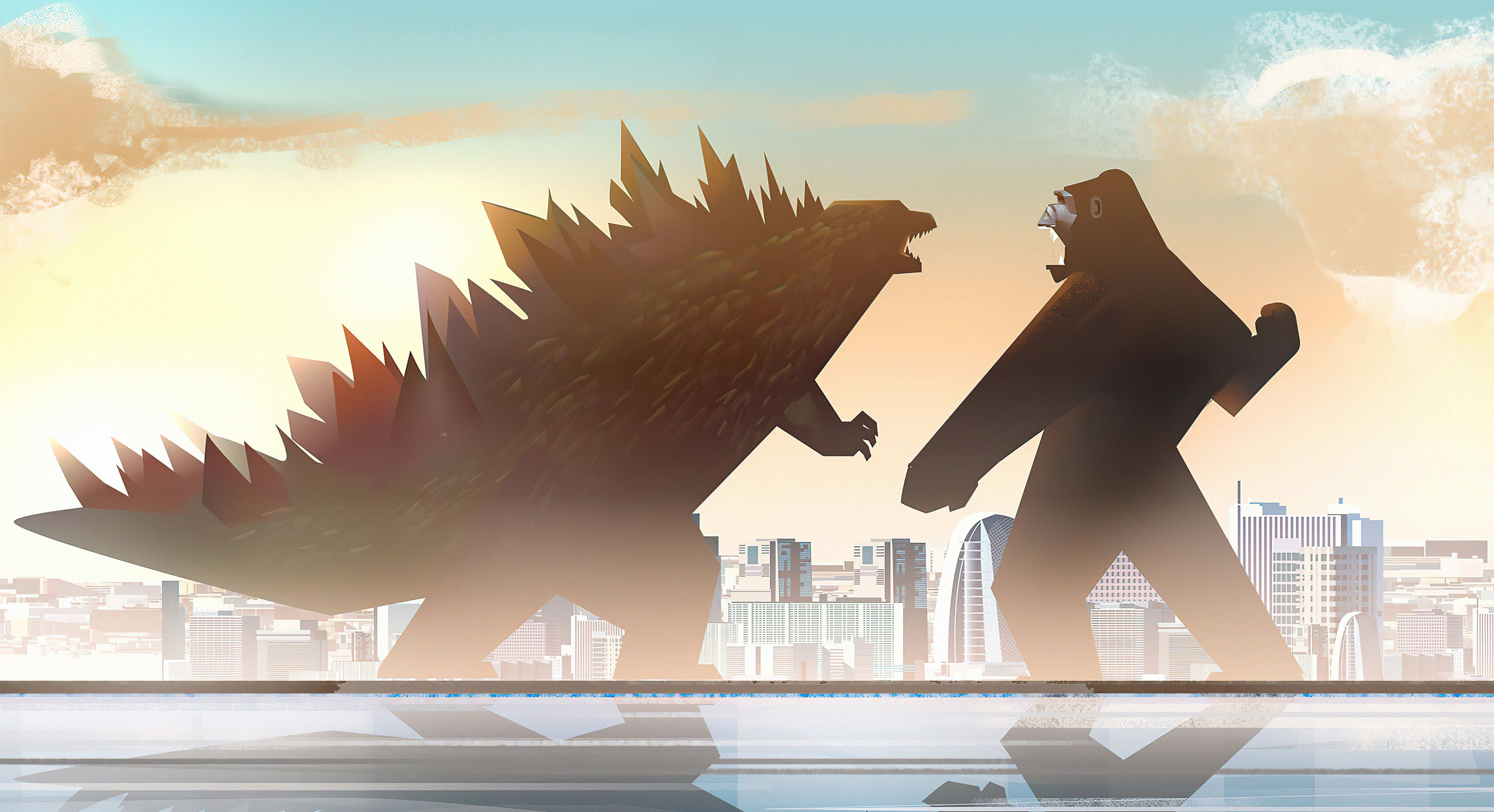 Téléchargez des papiers peints mobile King Kong, Film, Godzilla, Godzilla Vs Kong gratuitement.
