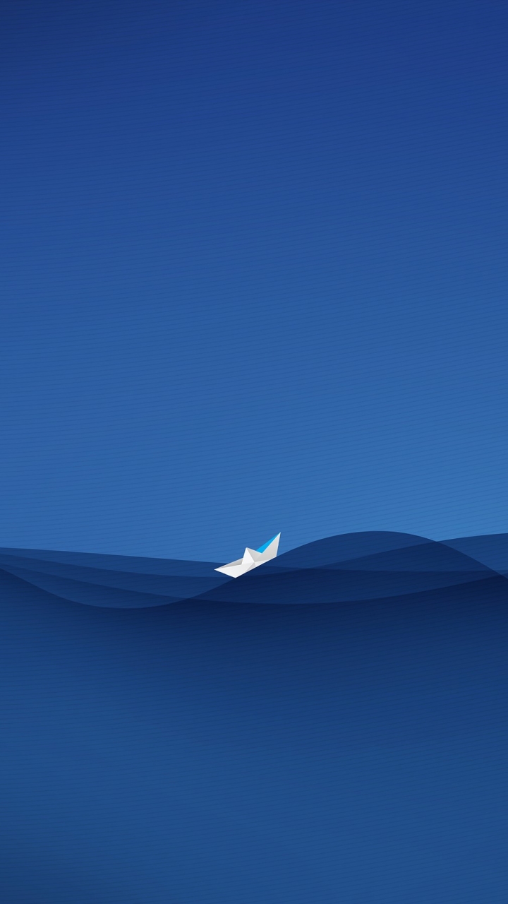 Download mobile wallpaper Vector, Ship, Artistic, Wave, Minimalist for free.
