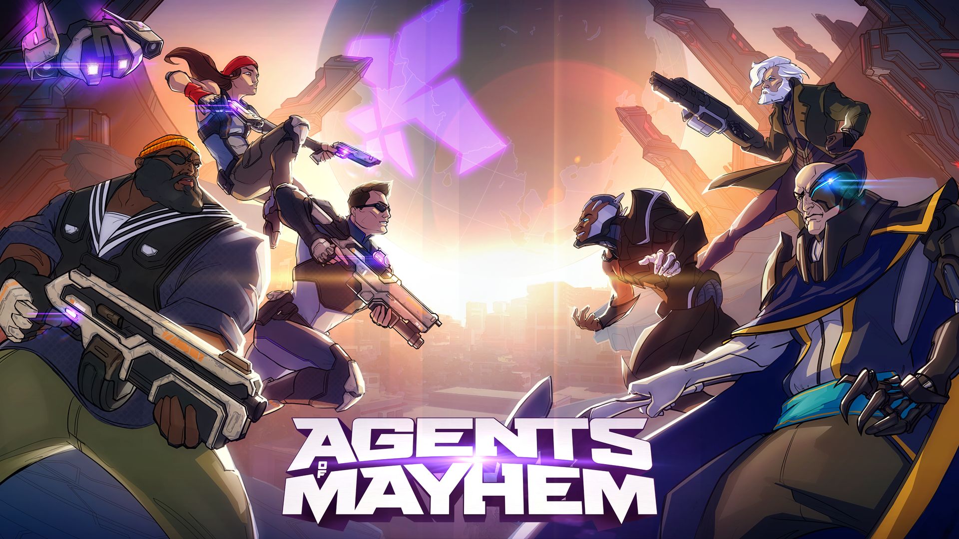 859482 Hintergrundbild herunterladen computerspiele, agents of mayhem - Bildschirmschoner und Bilder kostenlos