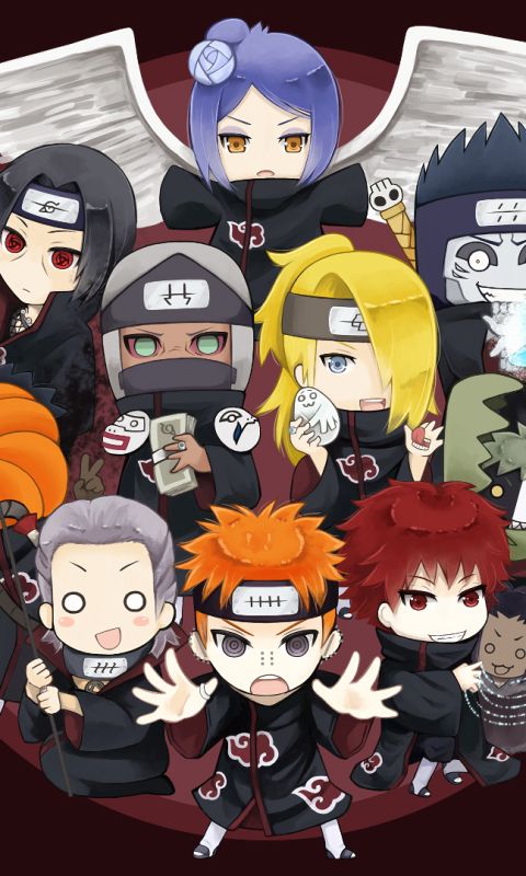 Descarga gratuita de fondo de pantalla para móvil de Naruto, Animado, Itachi Uchiha, Akatsuki (Naruto), Dolor (Naruto), Konan (Naruto), Sasori (Naruto), Hidan (Naruto), Deidara (Naruto), Obito Uchiha, Kisame Hoshigaki, Zetsu (Naruto), Kakuzu (Naruto).