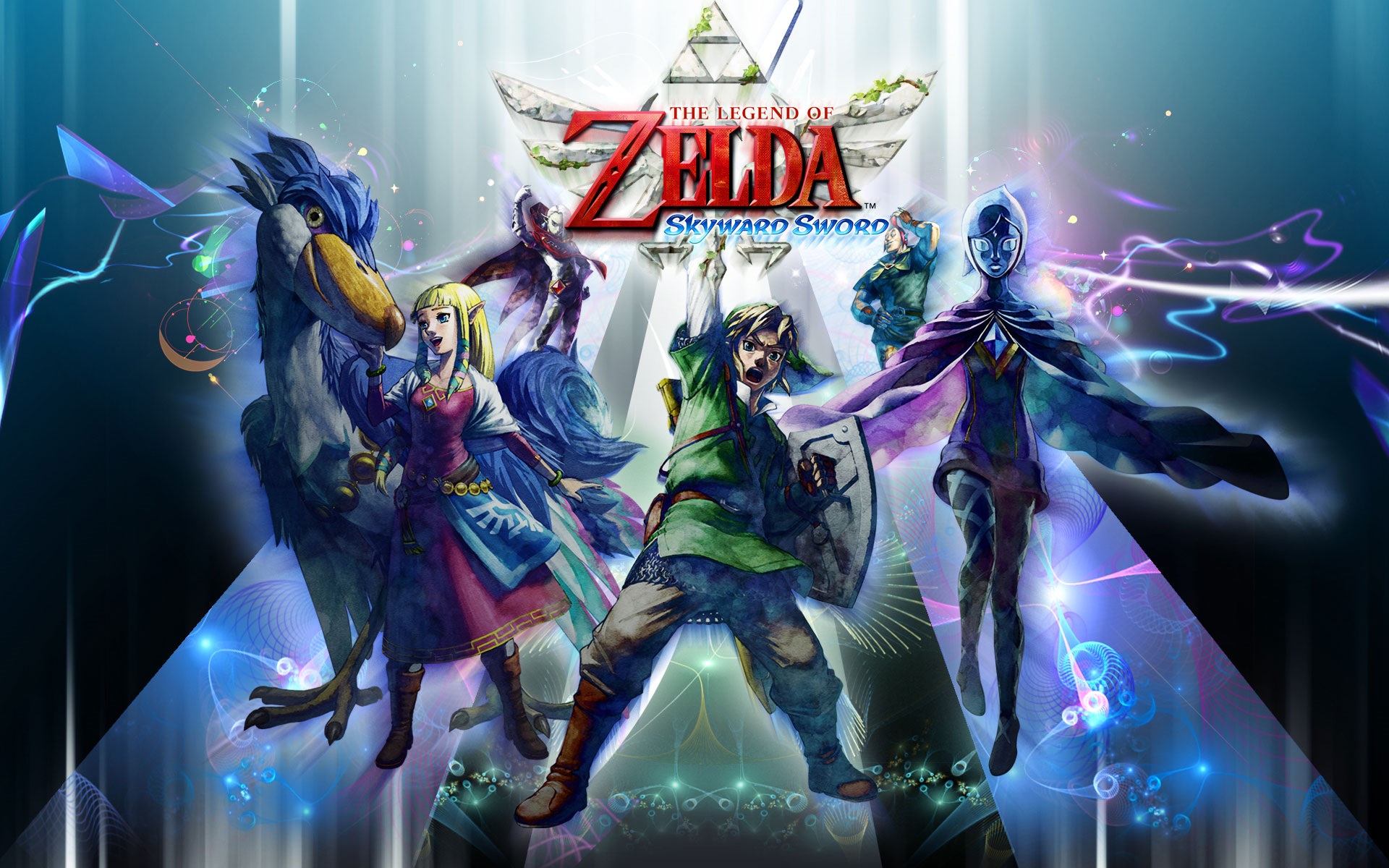video game, the legend of zelda: skyward sword, fi (the legend of zelda), ghirahim (the legend of zelda), groose (the legend of zelda), link, zelda