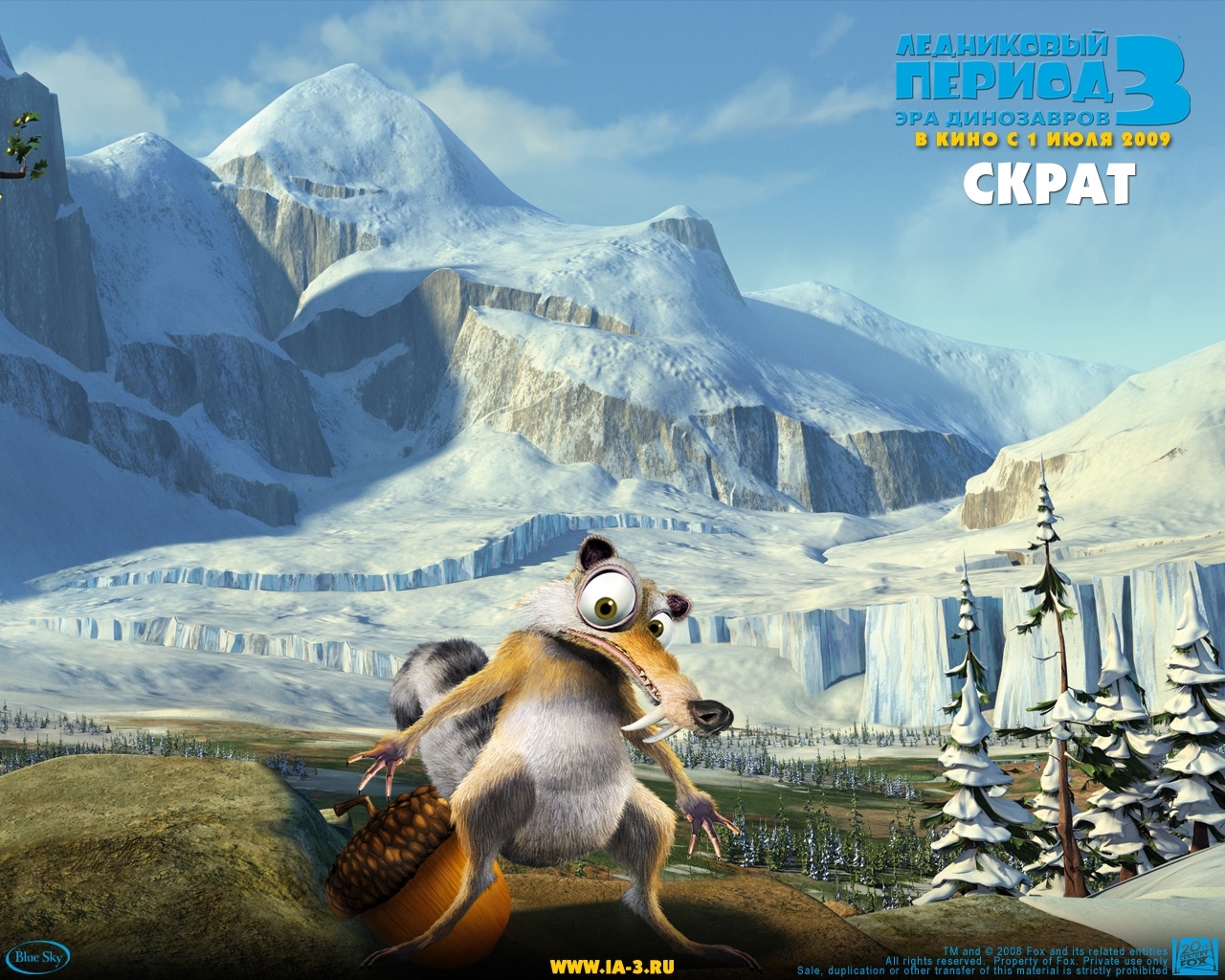 scrat, ice age, cartoon HD wallpaper