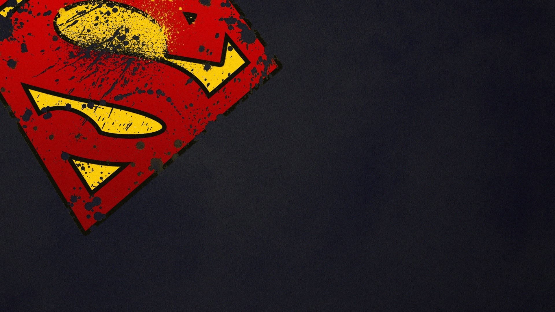Handy-Wallpaper Comics, Superman Der Film, Superman Logo kostenlos herunterladen.