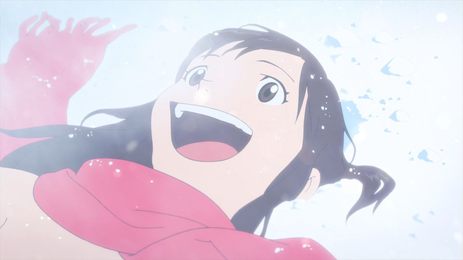 Download mobile wallpaper Anime, Winter, Snow, Smile, Cute, Yuki (Wolf Children), Wolf Children for free.