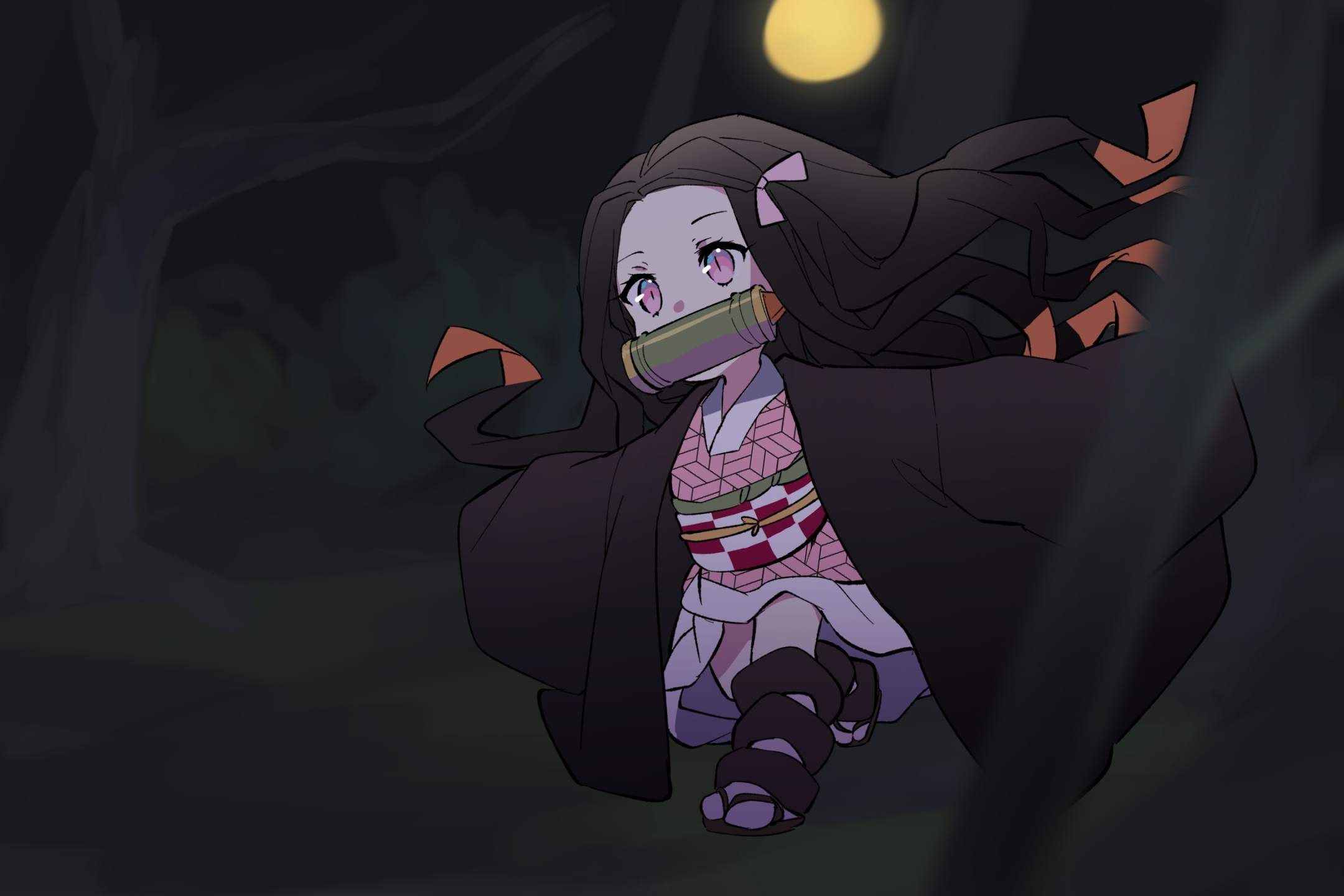 Descarga gratuita de fondo de pantalla para móvil de Animado, Nezuko Kamado, Demon Slayer: Kimetsu No Yaiba.