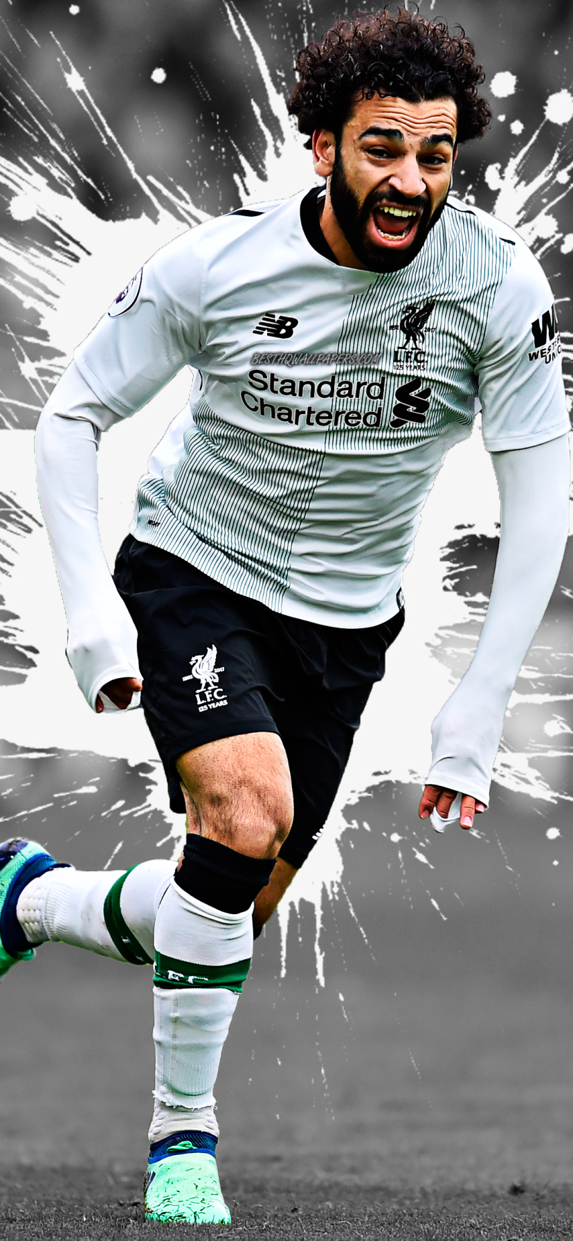Download mobile wallpaper Sports, Soccer, Liverpool F C, Mohamed Salah for free.