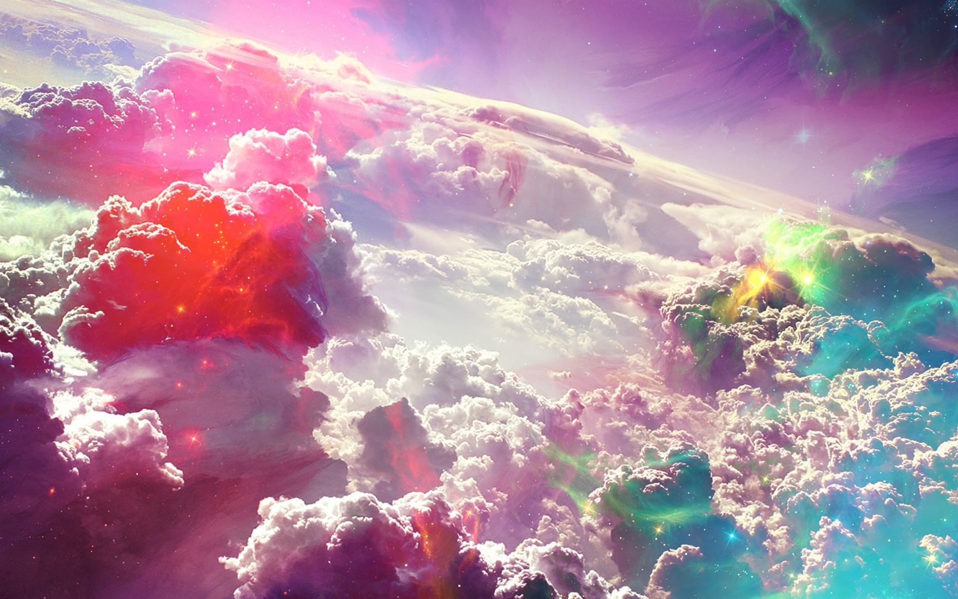Download mobile wallpaper Earth, Colorful, Cloud for free.