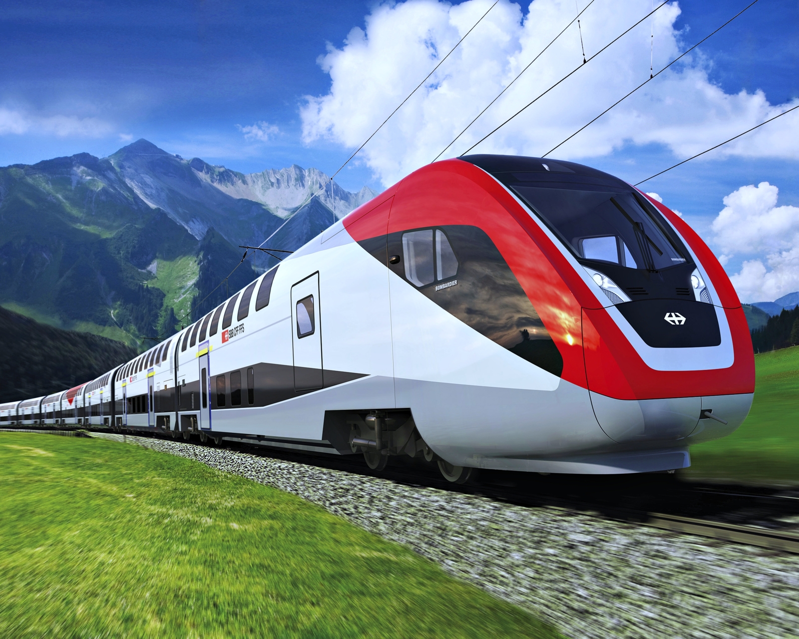 Завантажити шпалери безкоштовно Швейцарія, Поїзд, Транспортні Засоби картинка на робочий стіл ПК