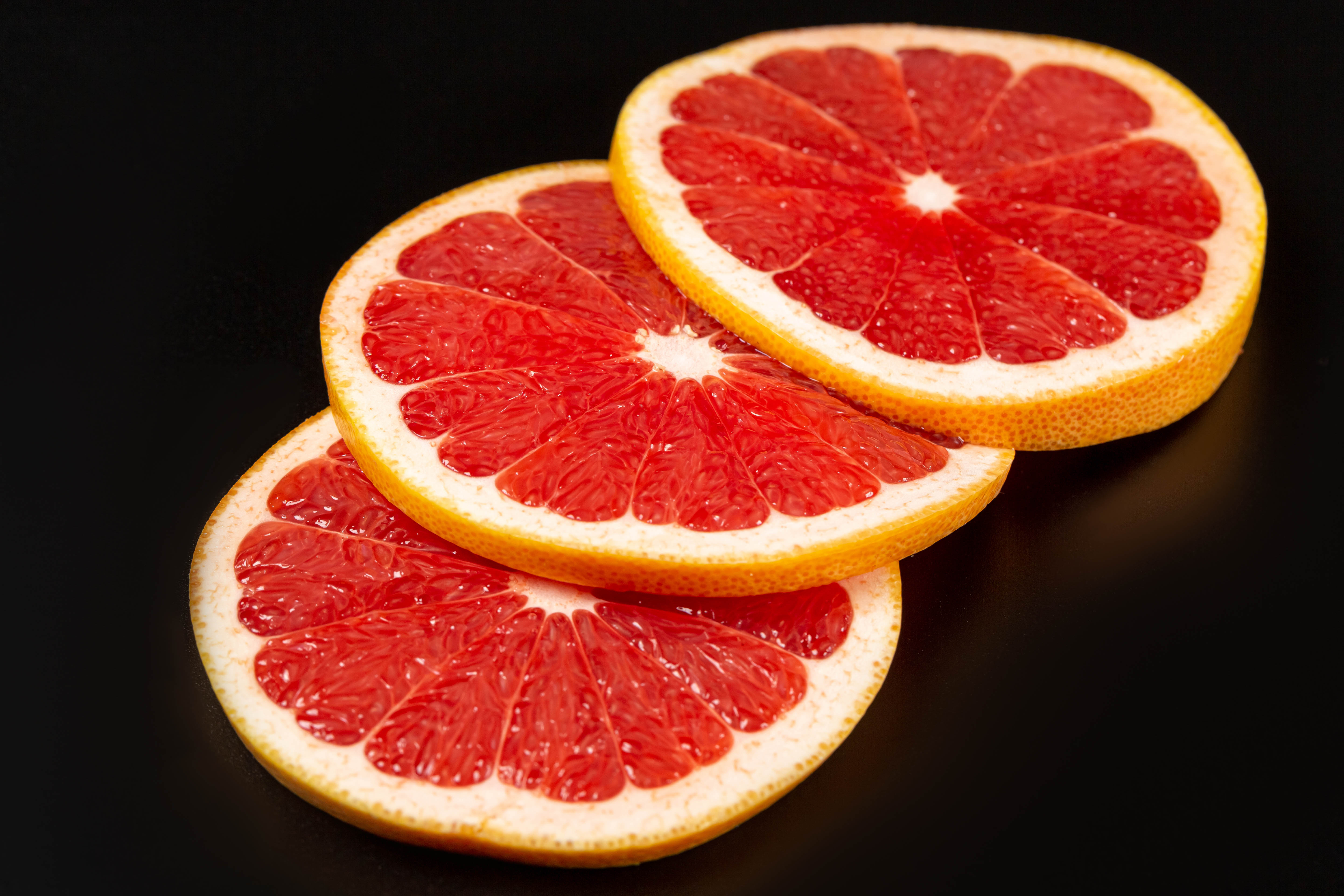 food, red, fruit, citrus, lobules, slices, grapefruit images