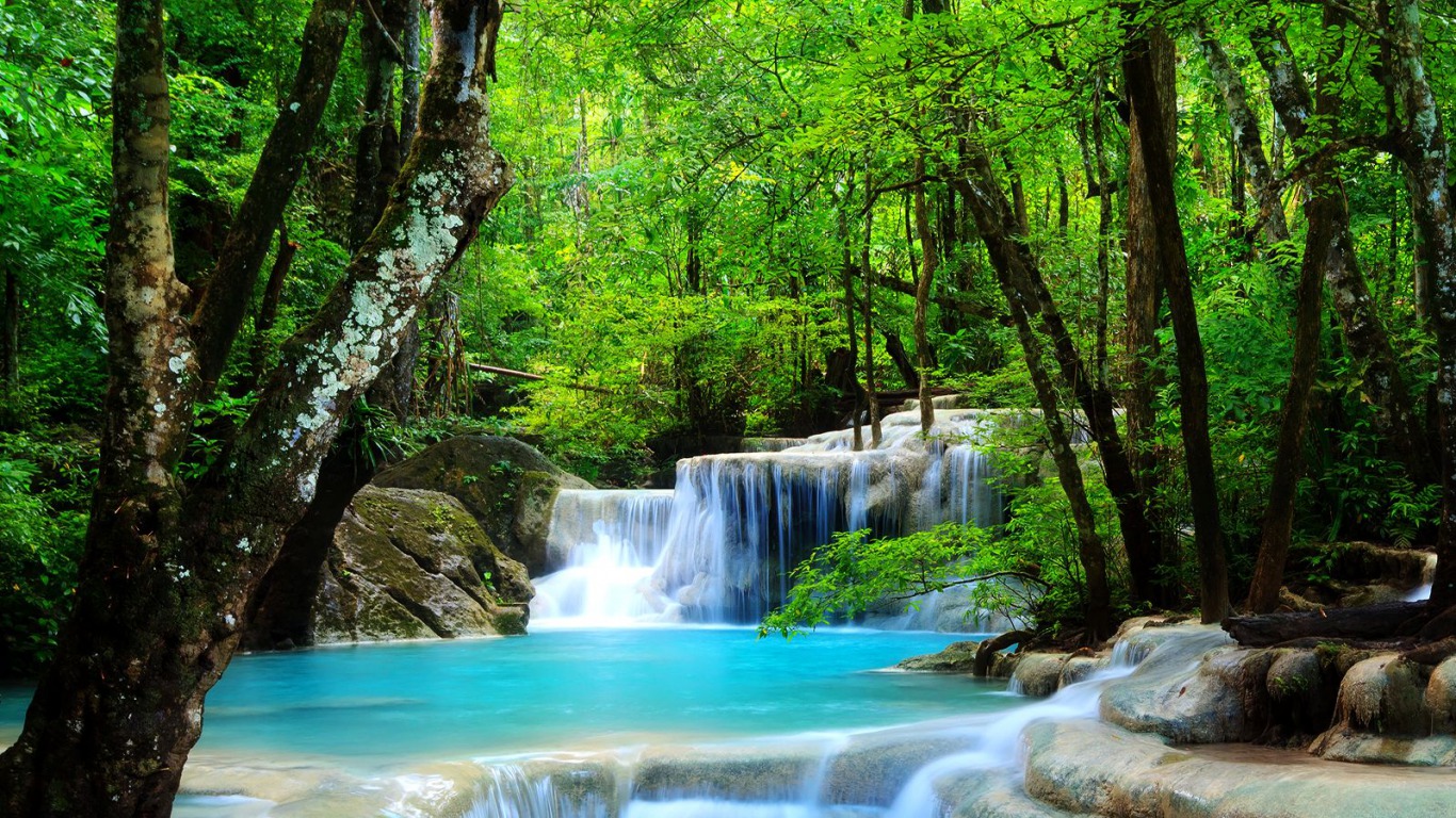 Handy-Wallpaper Wasserfall, Wasserfälle, Teich, Erde/natur kostenlos herunterladen.