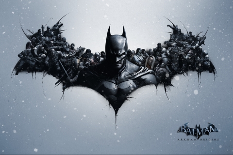 Téléchargez des papiers peints mobile Jeux Vidéo, Logo Batman, Symbole Batman, Homme Chauve Souris, Batman: Arkham Origins gratuitement.