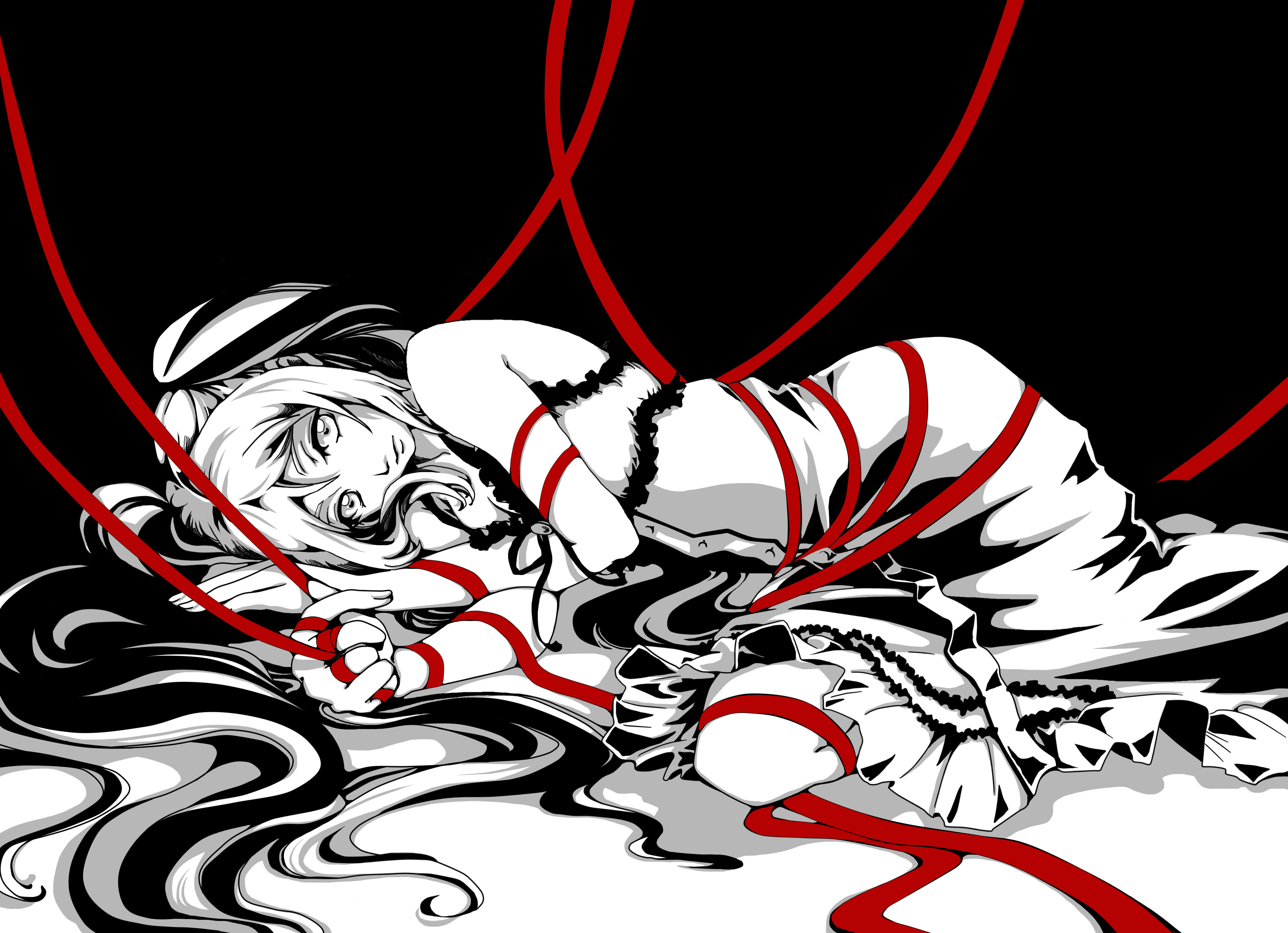 Free download wallpaper Anime, Dark, Vocaloid, Hatsune Miku on your PC desktop