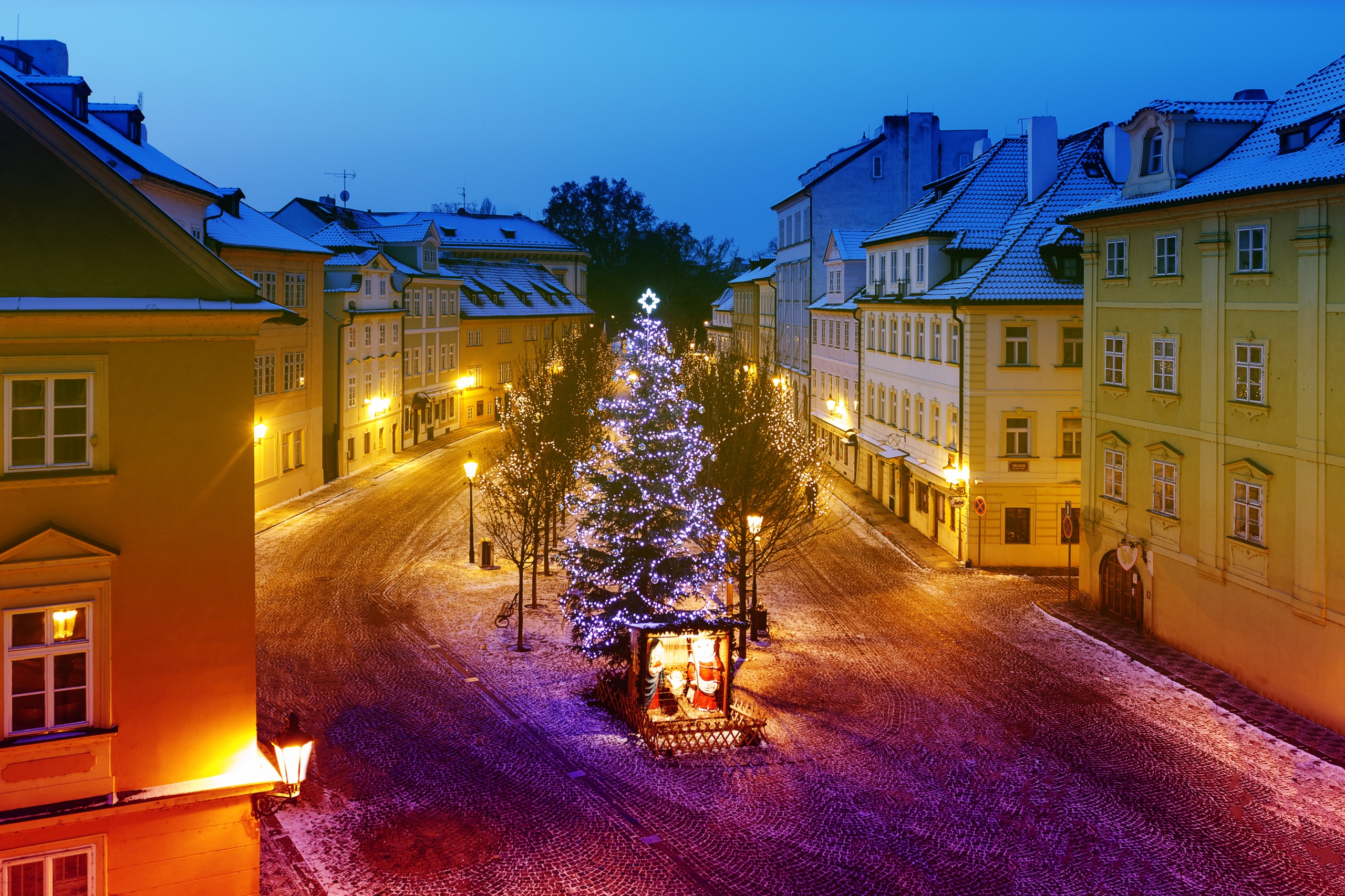 964337壁紙のダウンロードホリデー, クリスマス, クリスマスツリー, チェコ共和国-スクリーンセーバーと写真を無料で
